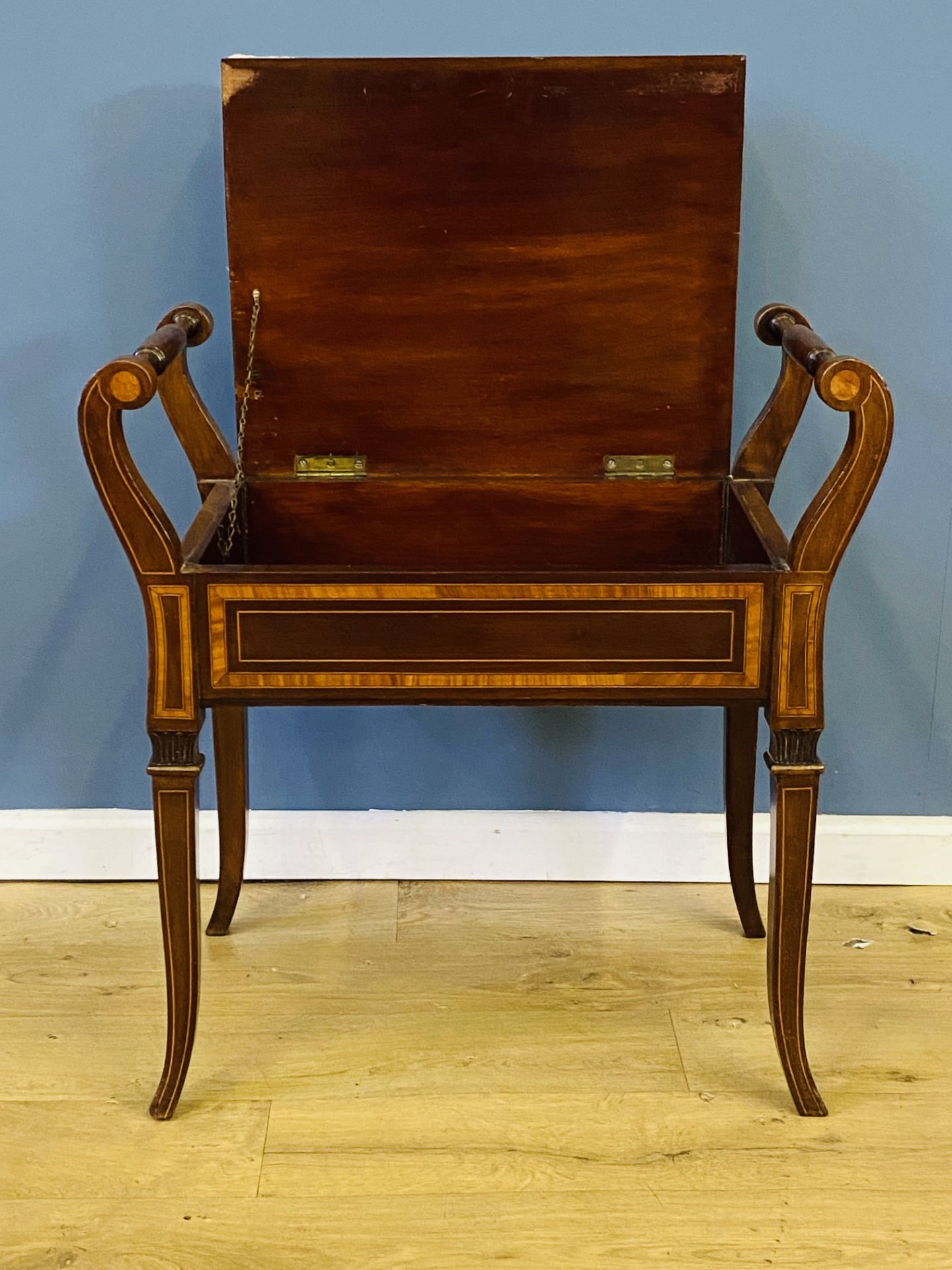 Edwardian piano stool - Image 5 of 7