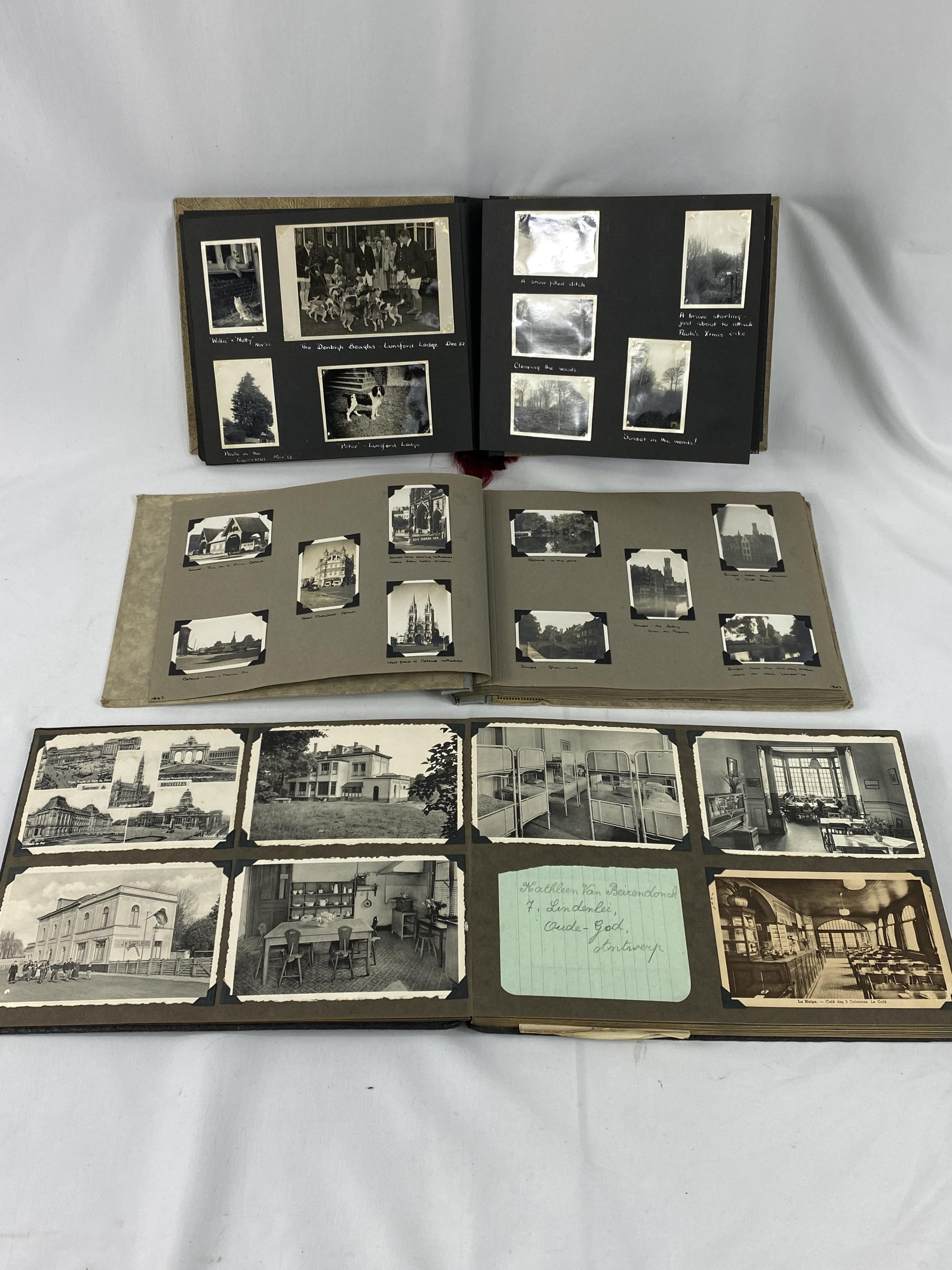 Two photograph albums and quantity of postcards - Image 3 of 6