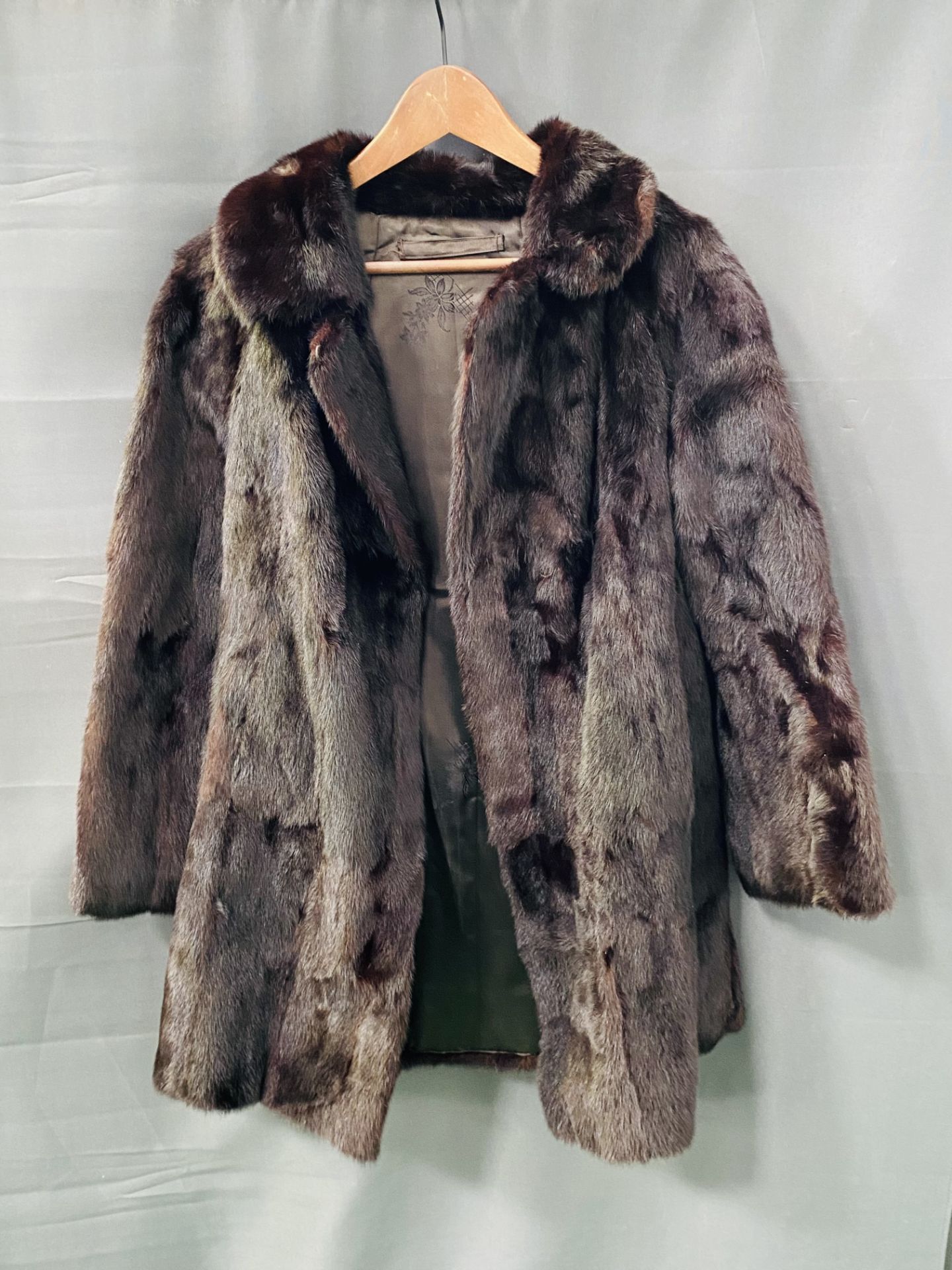 Ladies mink coat together with a fur stole - Bild 4 aus 5