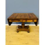 Rosewood sofa table