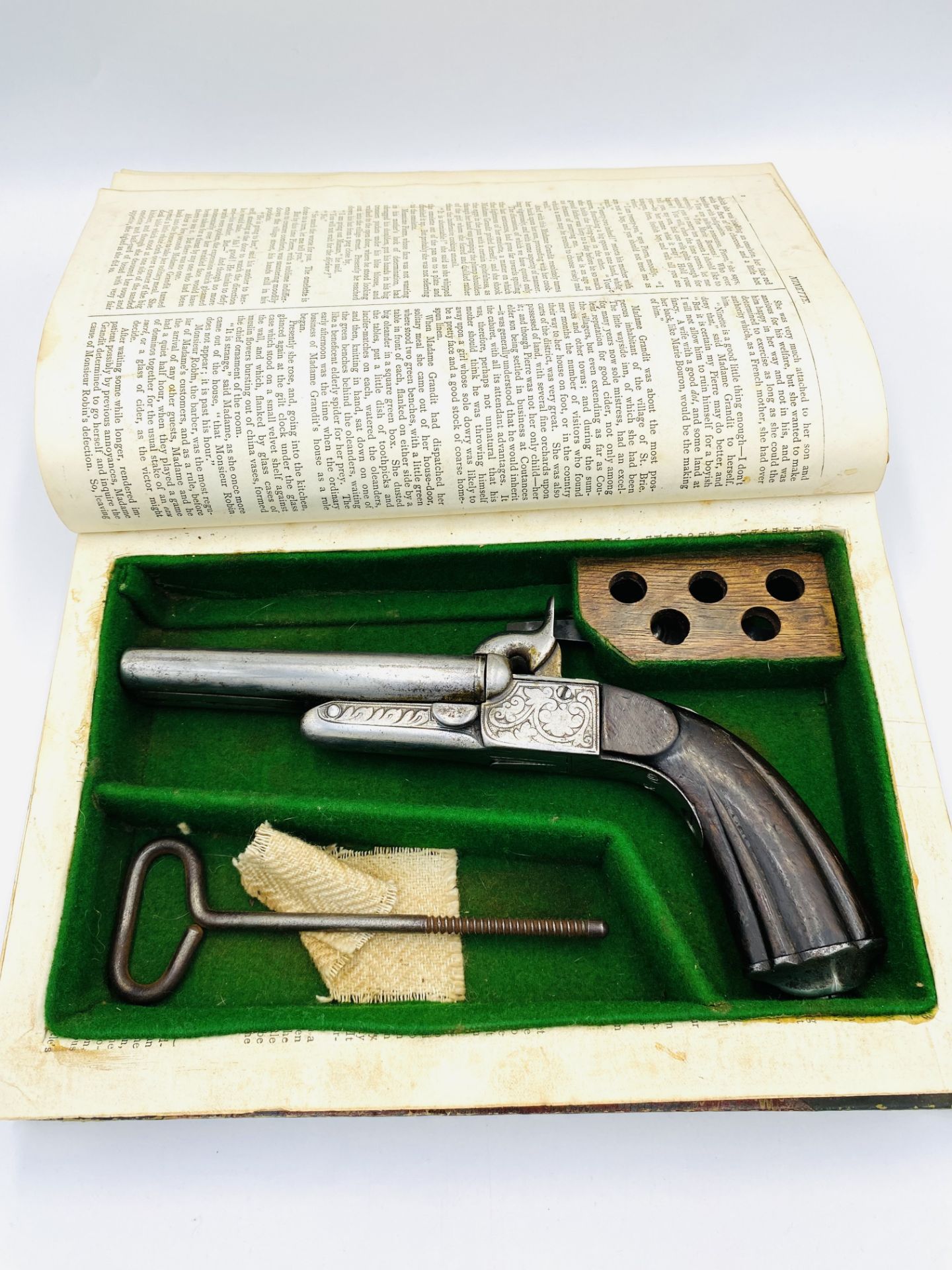 19th century percussion pistol - Image 4 of 6