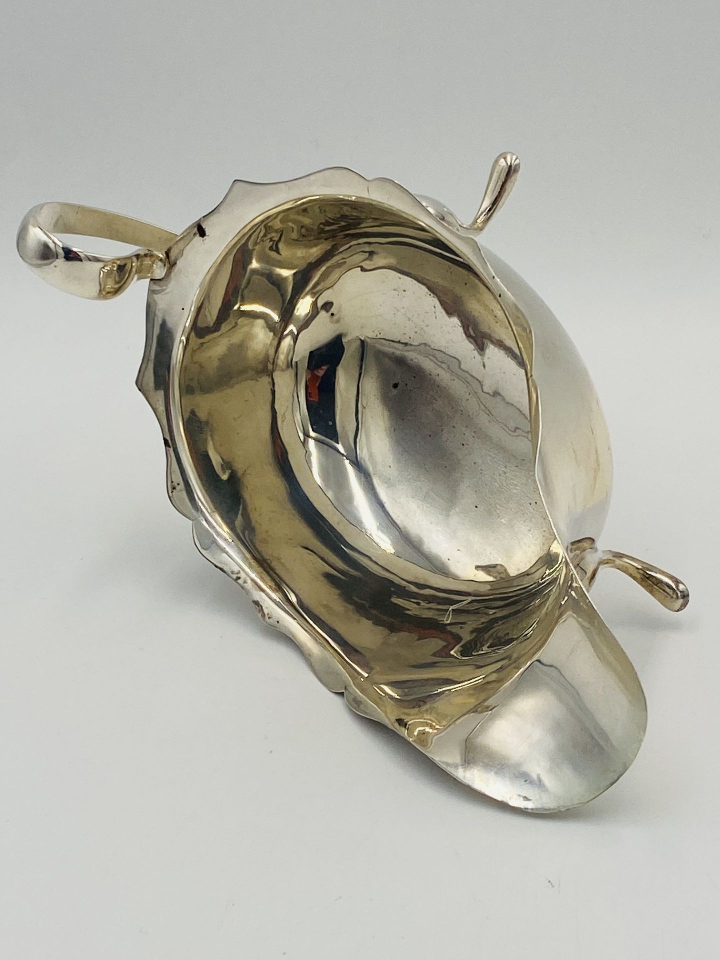 Silver sauce boat, Sheffield 1932 - Image 6 of 6