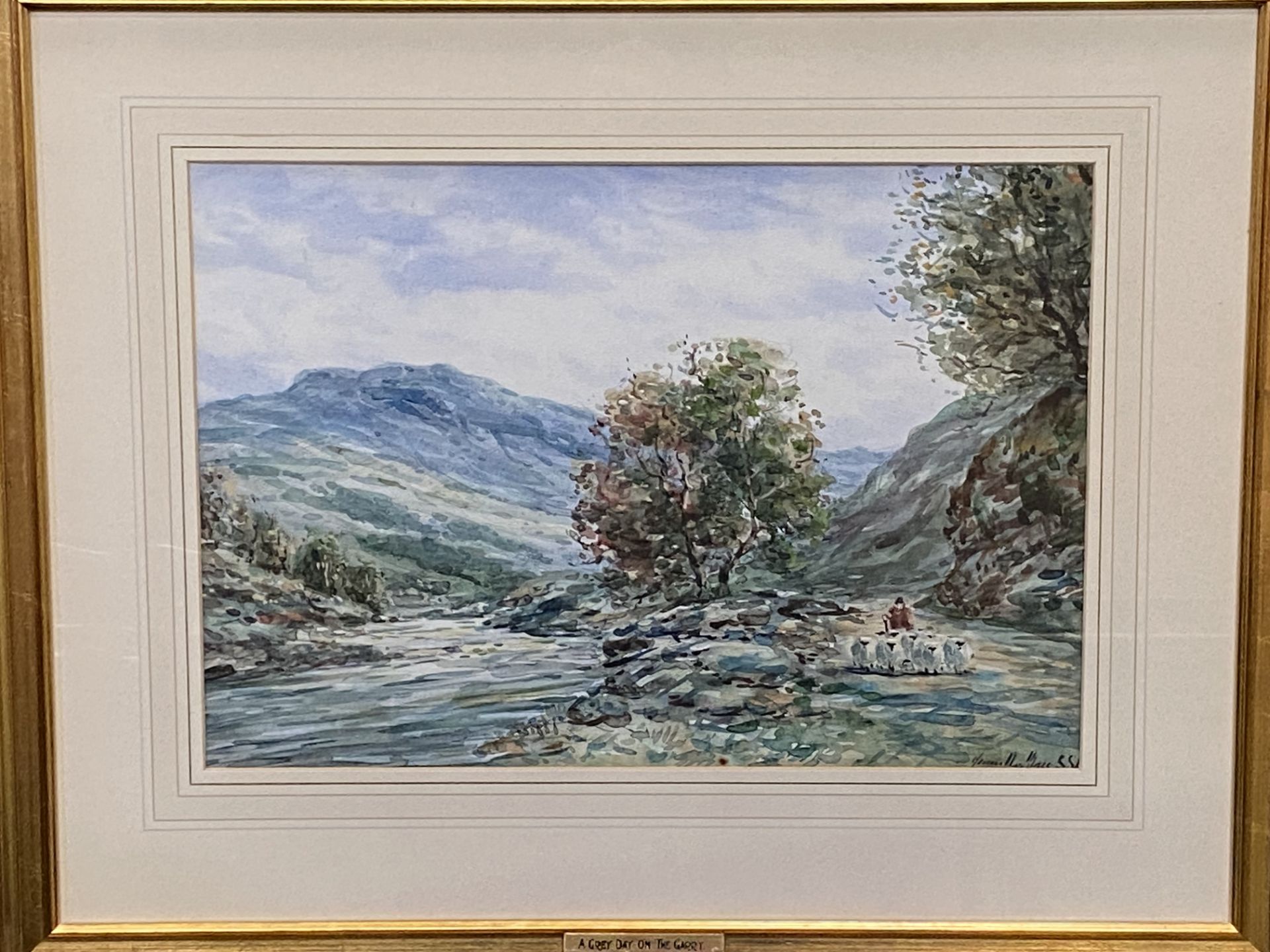 John Hamilton Glass, framed and glazed watercolour - Bild 2 aus 4