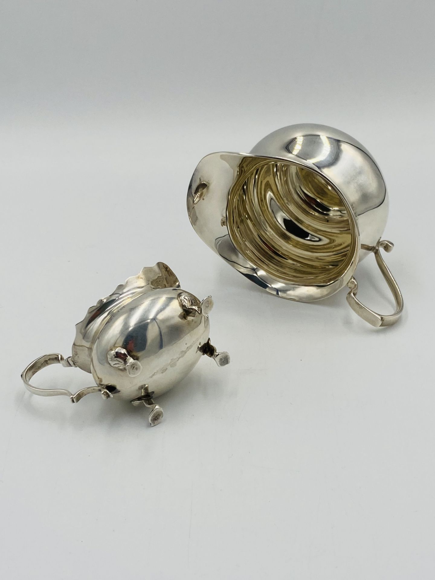 Two silver milk jugs - Image 7 of 7