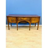 19th century bow fronted sideboard