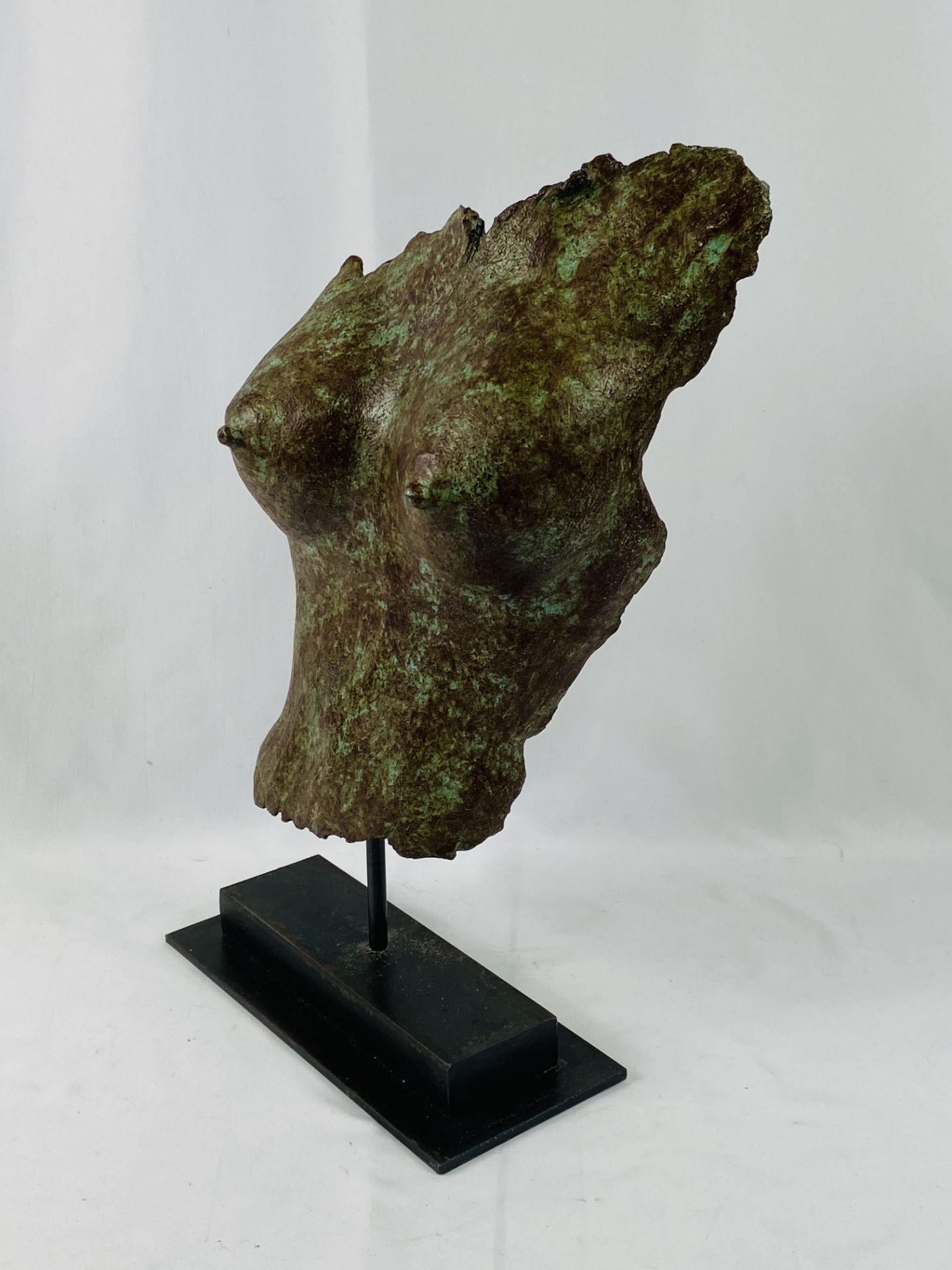 Cast metal female torso - Image 3 of 6