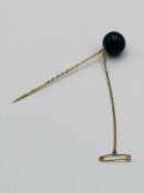 Bloodstone stick pin