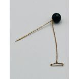 Bloodstone stick pin