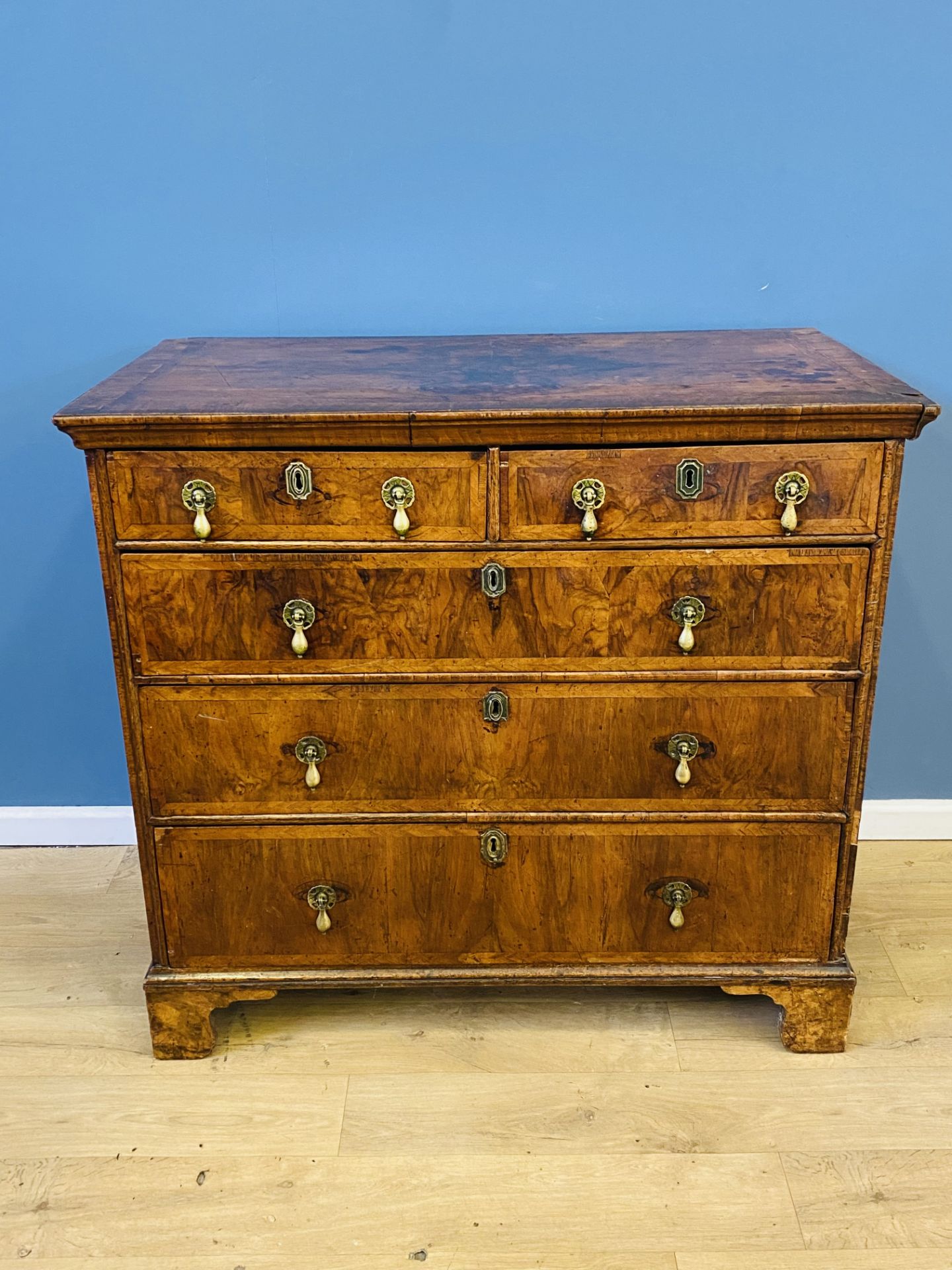 18th century walnut chest