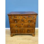 18th century walnut chest