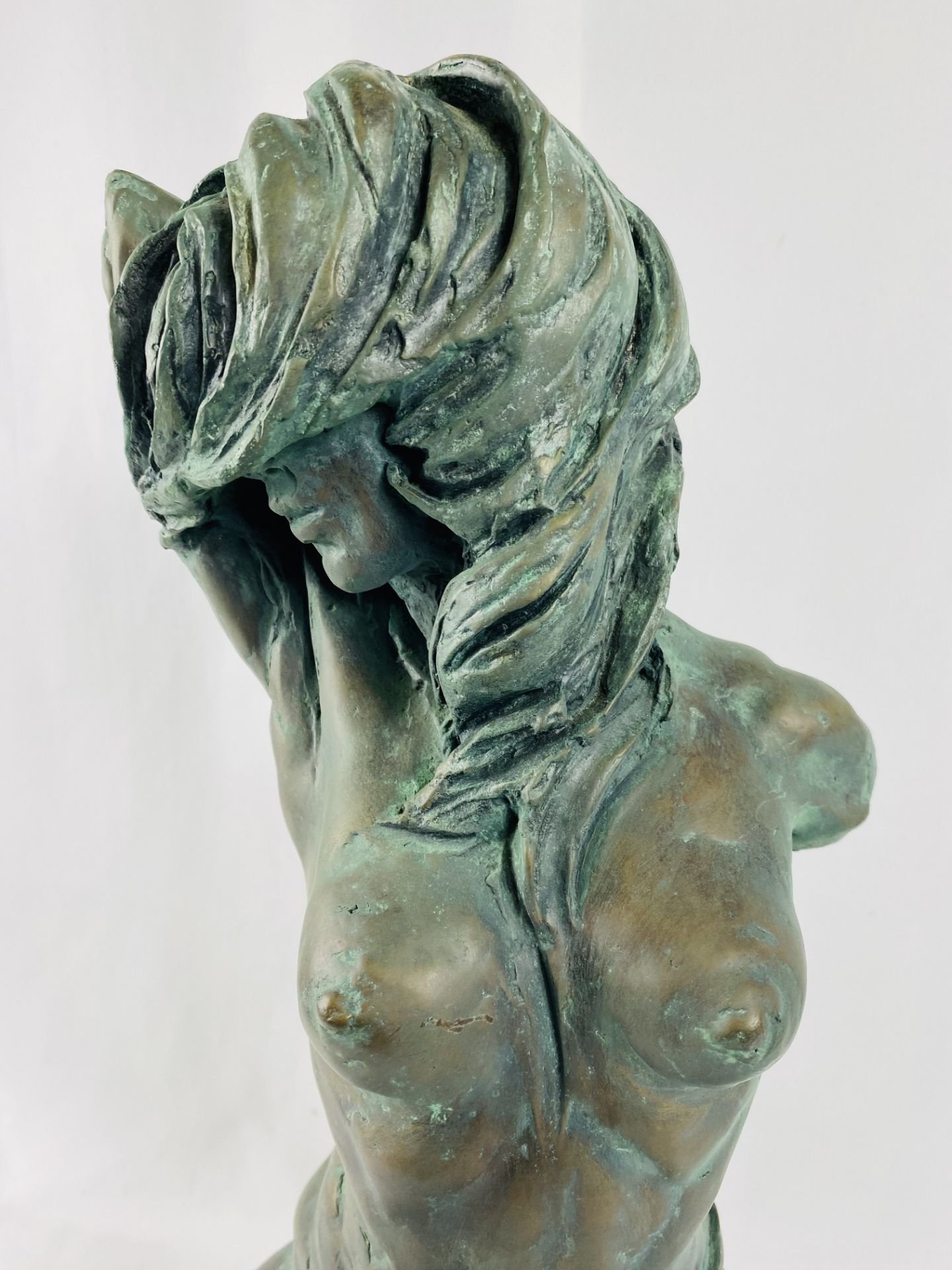 Costanzo Mongini (Italian, 1918-1981) Patinated bronze sculpture on stone base - Image 6 of 9