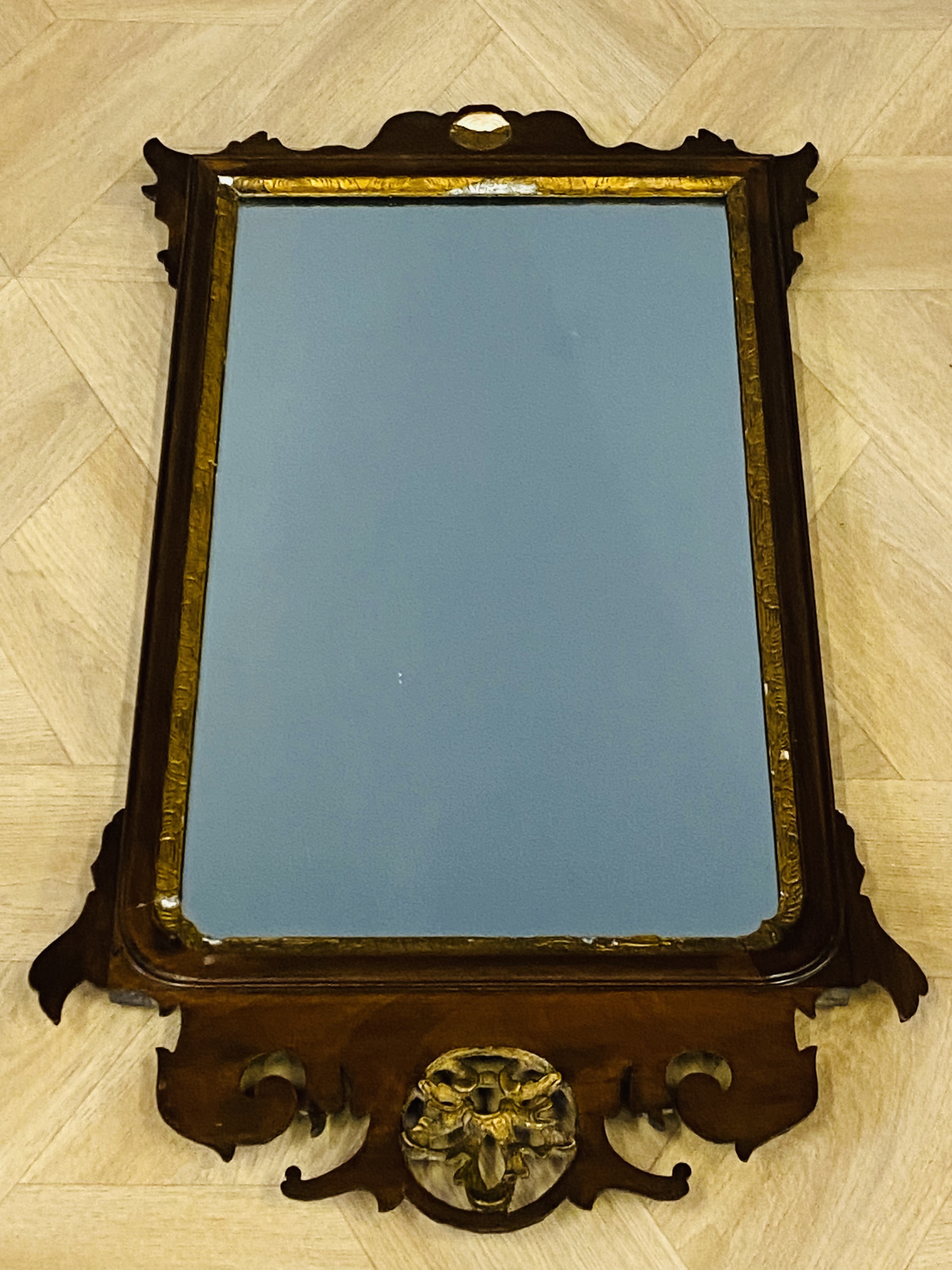 19th century Georgian style mahogany pier mirror - Image 2 of 5