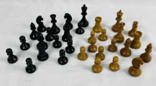 Boxwood chess set