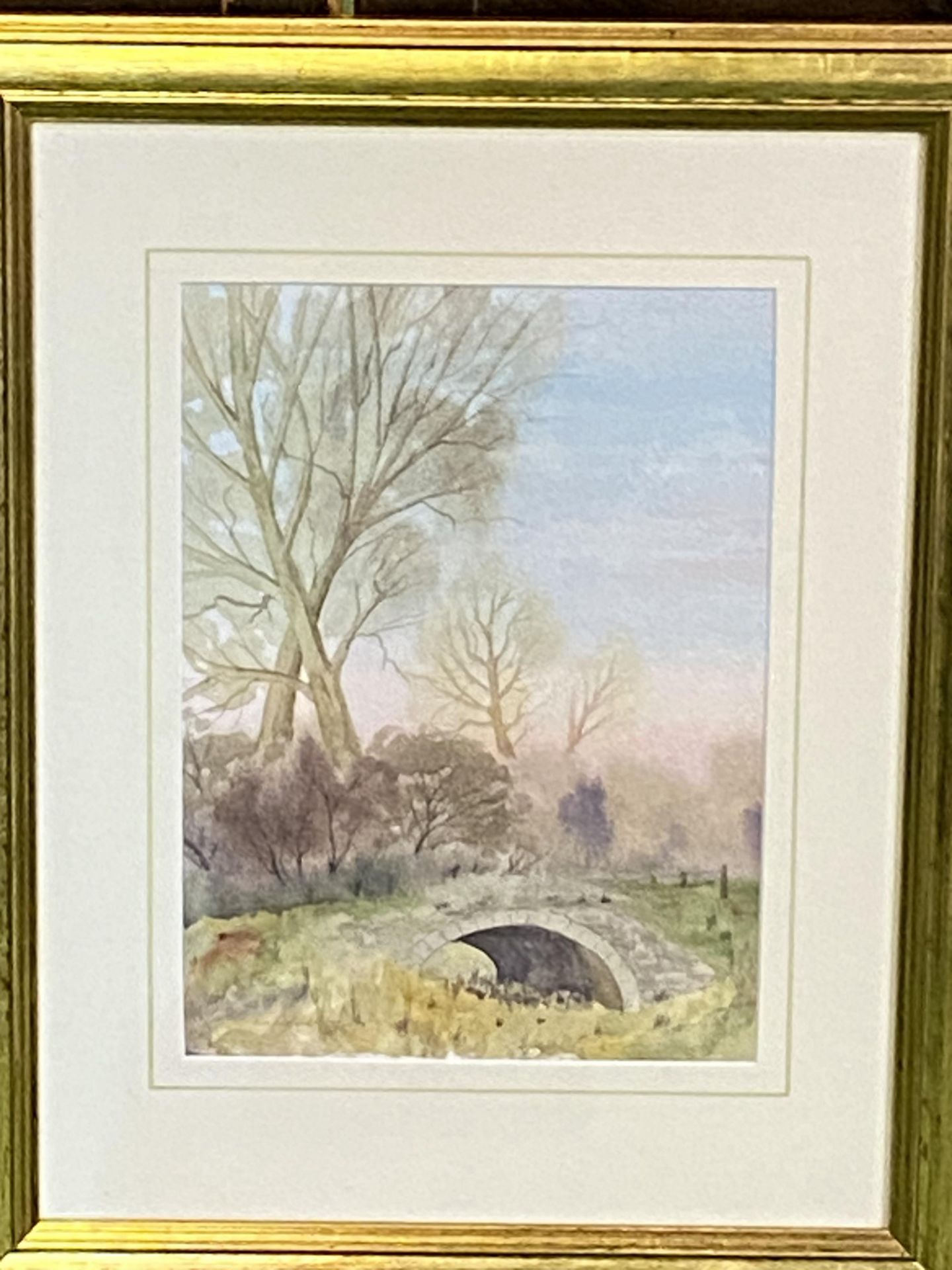 Framed and glazed watercolour by Ron Cosford - Bild 2 aus 3