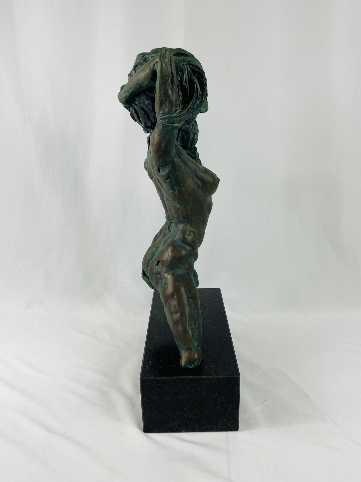 Costanzo Mongini (Italian, 1918-1981) Patinated bronze sculpture on stone base - Image 4 of 9