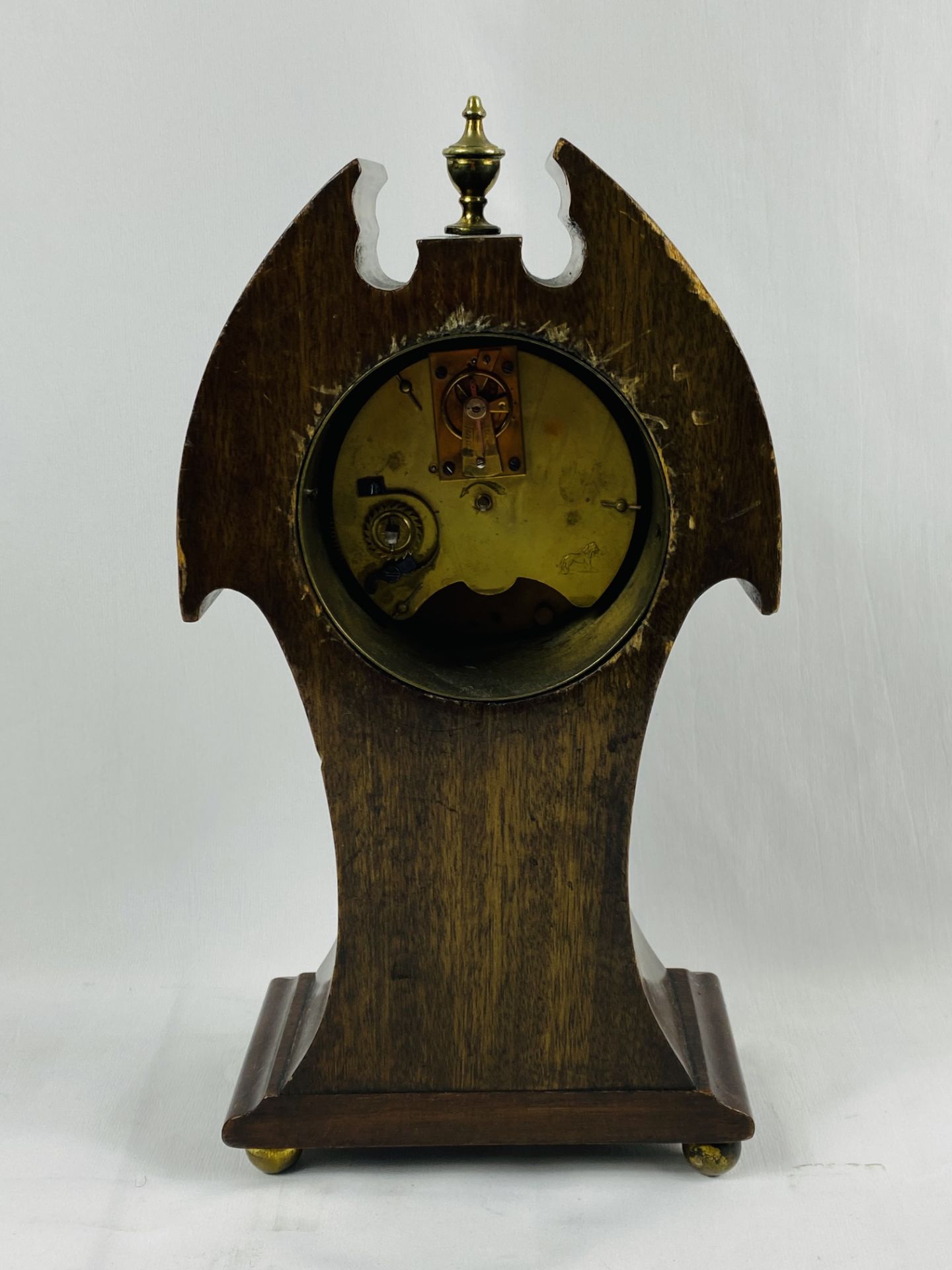 Three mahogany mantel clocks - Image 6 of 8