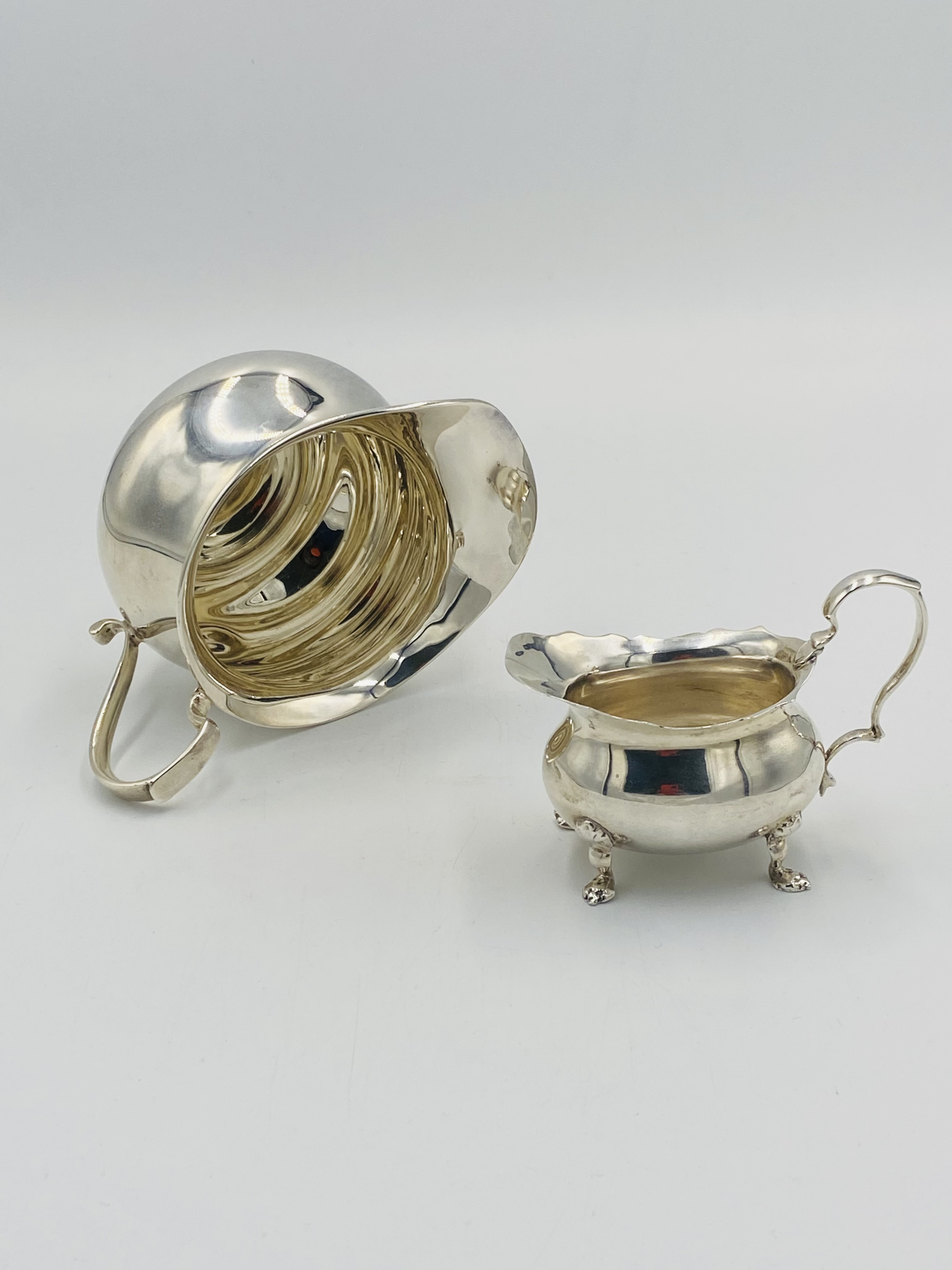 Two silver milk jugs - Image 6 of 7