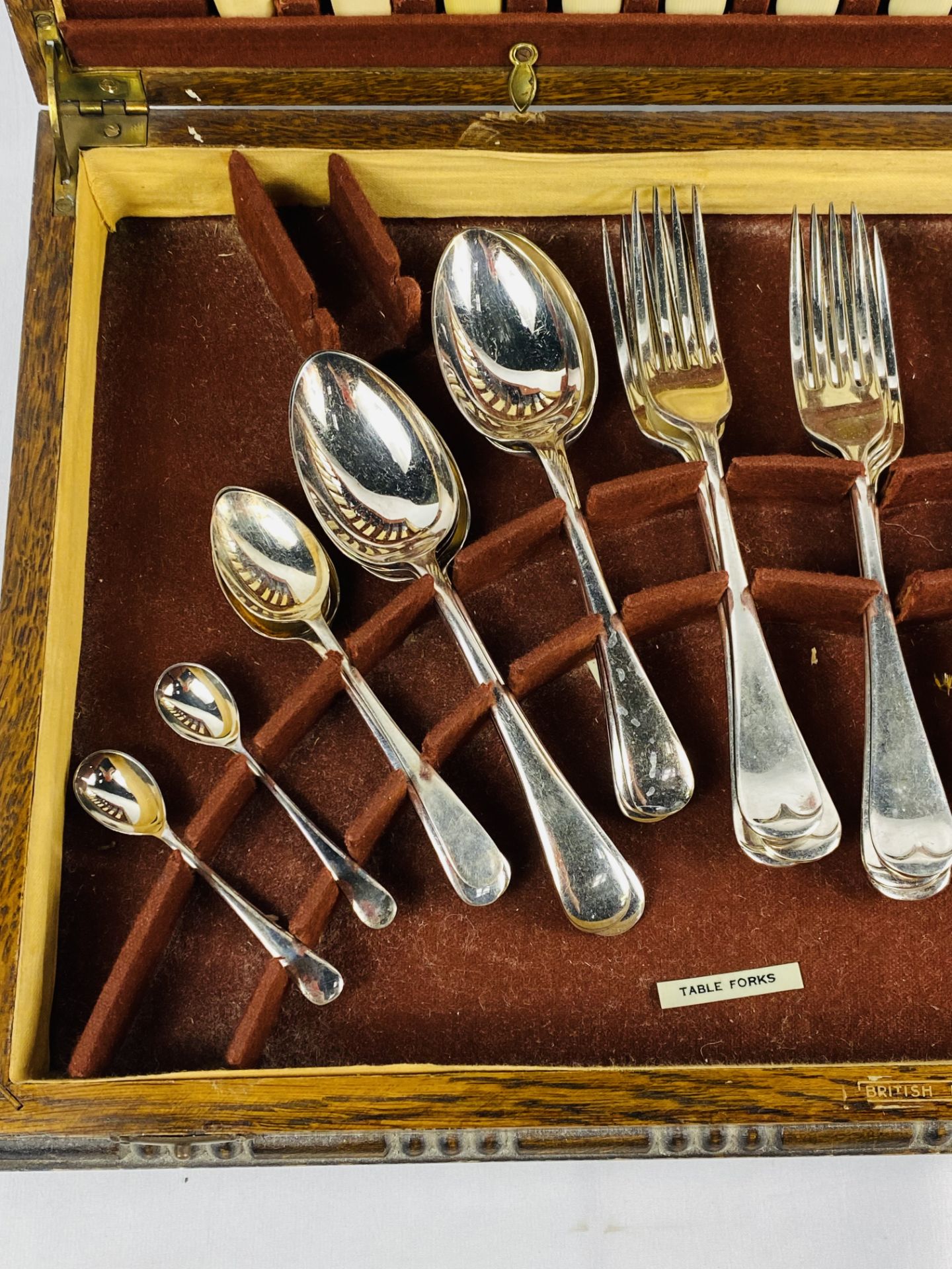 Canteen of silver plate cutlery - Image 2 of 7