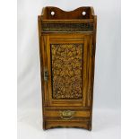 Oak smokers cabinet