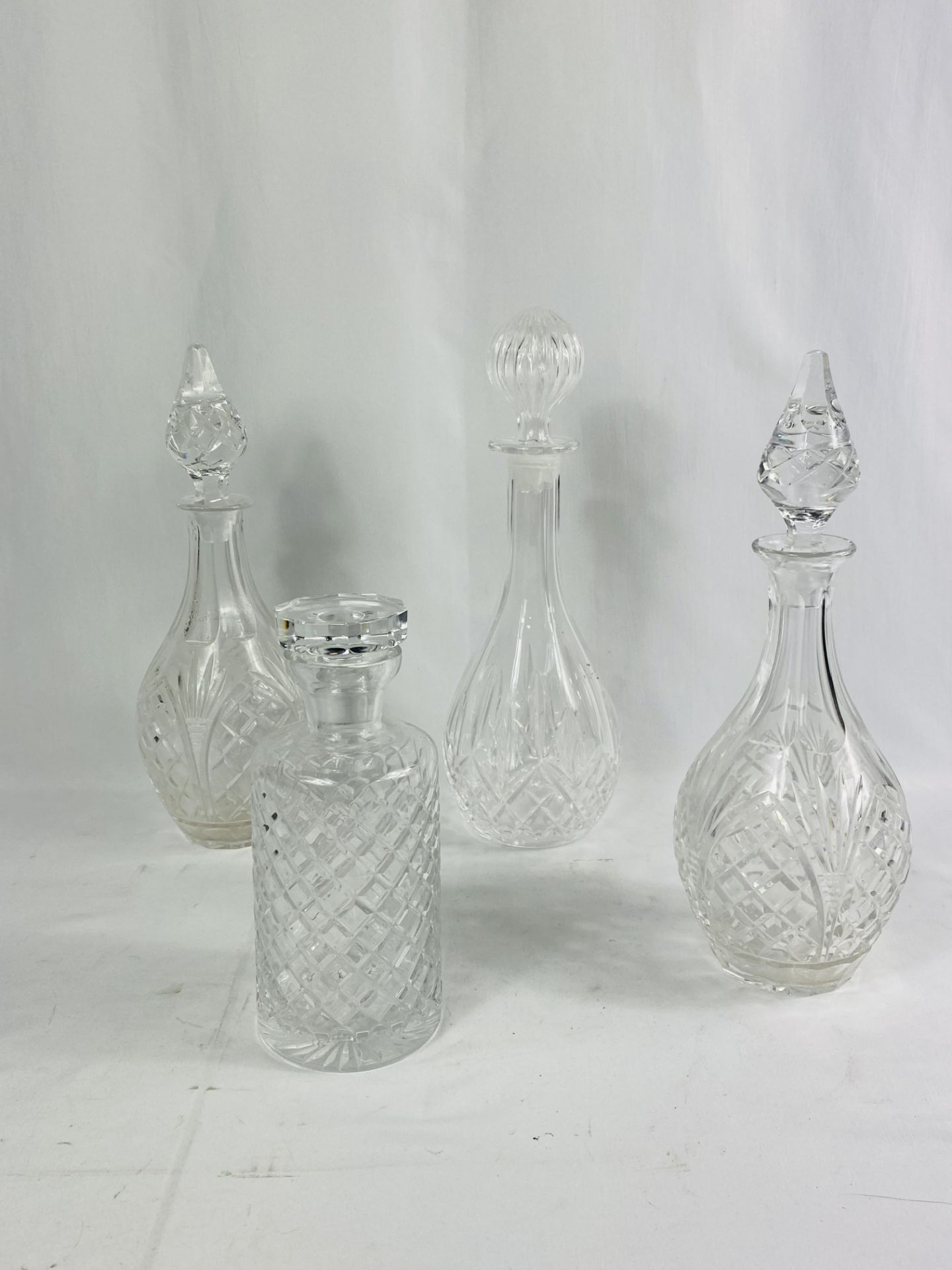 Four cut glass decanters - Image 2 of 5