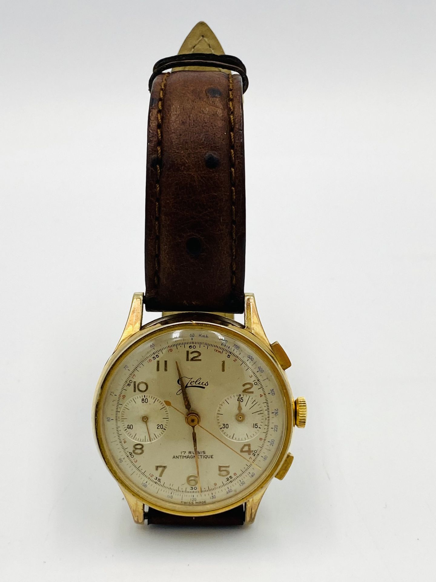 Jolus gents chronograph wrist watch - Bild 3 aus 8
