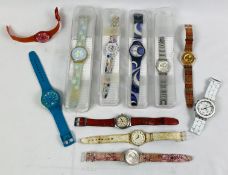 Eleven Swatch watches