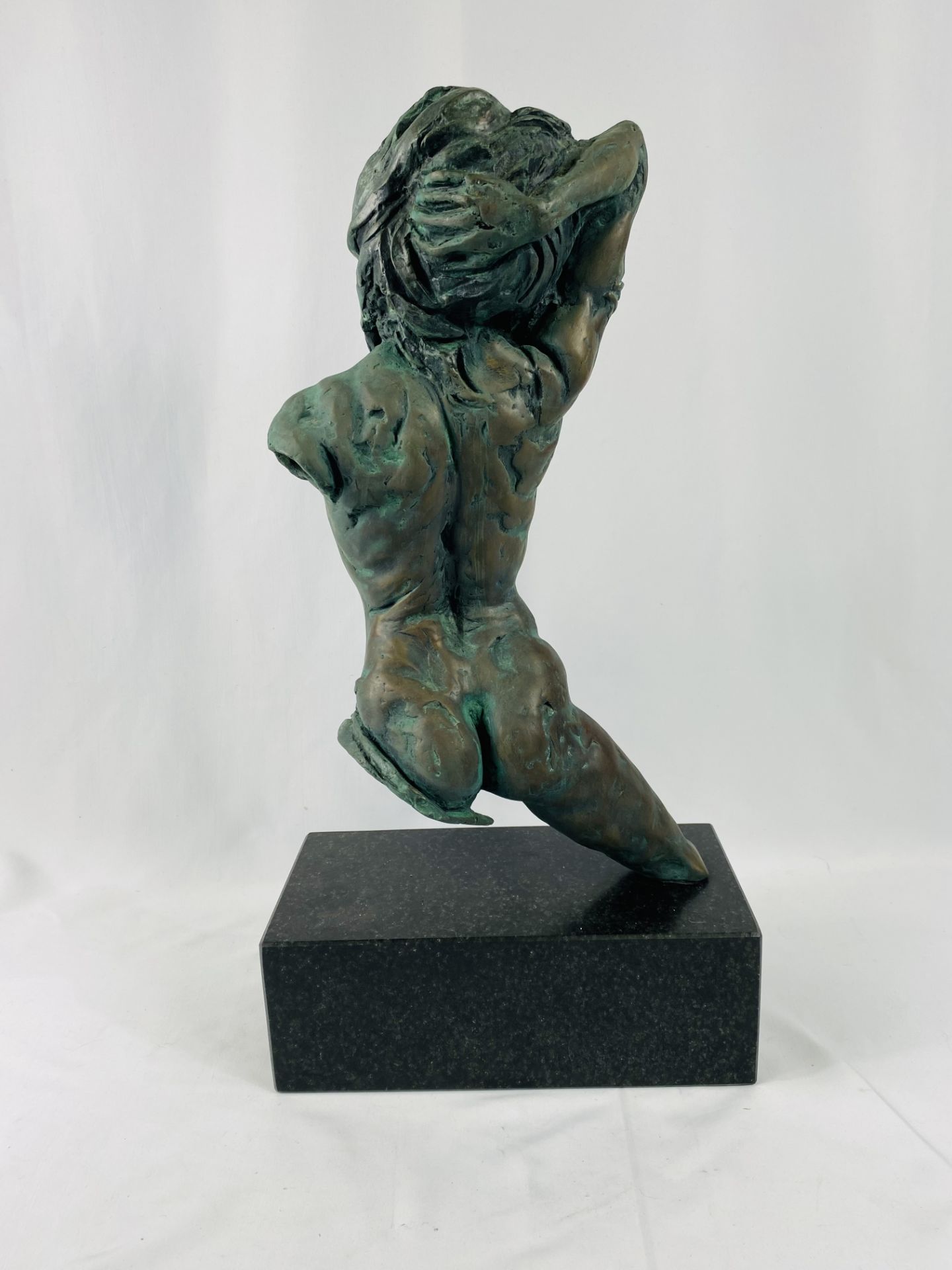 Costanzo Mongini (Italian, 1918-1981) Patinated bronze sculpture on stone base - Image 5 of 9