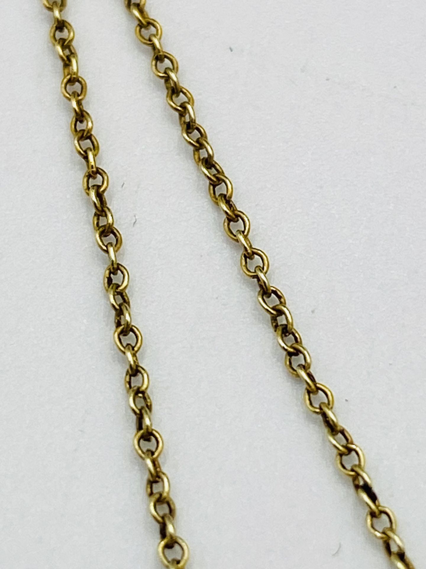 15ct gold pendant necklace - Bild 4 aus 4