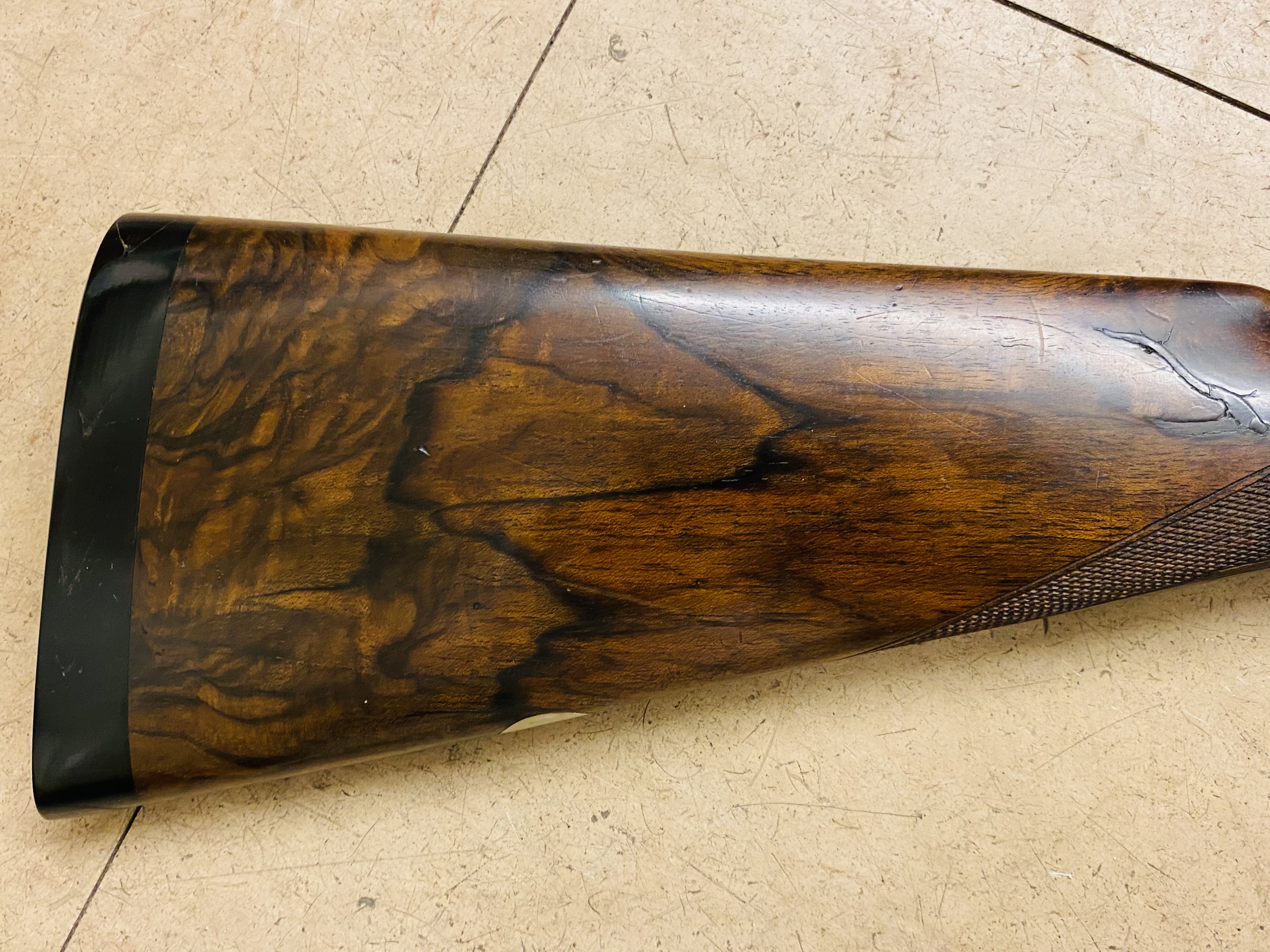 Gregson 12 bore side by side shotgun with 'Damascus' barrels. - Image 5 of 5