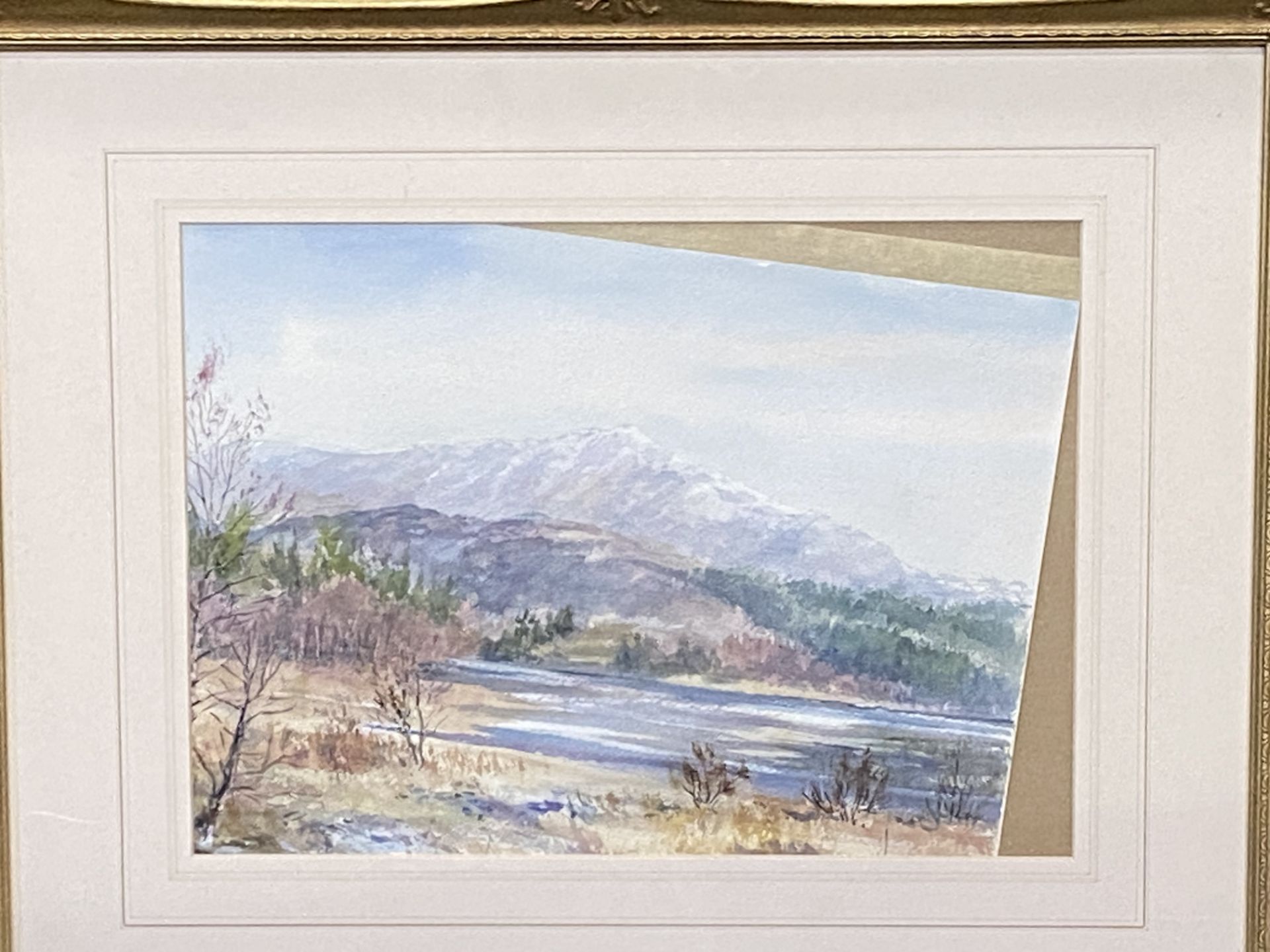 Framed and glazed watercolour by Howard Butterworth - Bild 3 aus 4