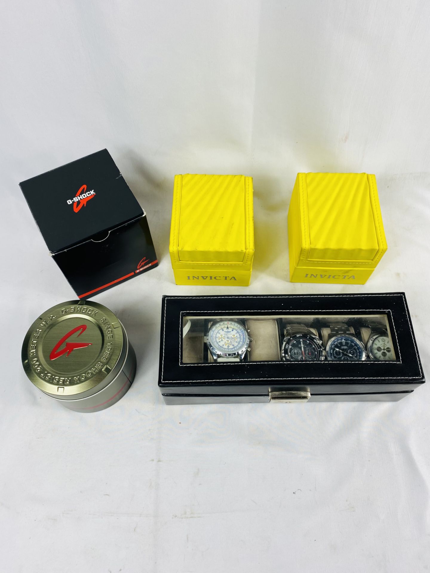 Casio G Shock watch together with six other watches - Image 6 of 6