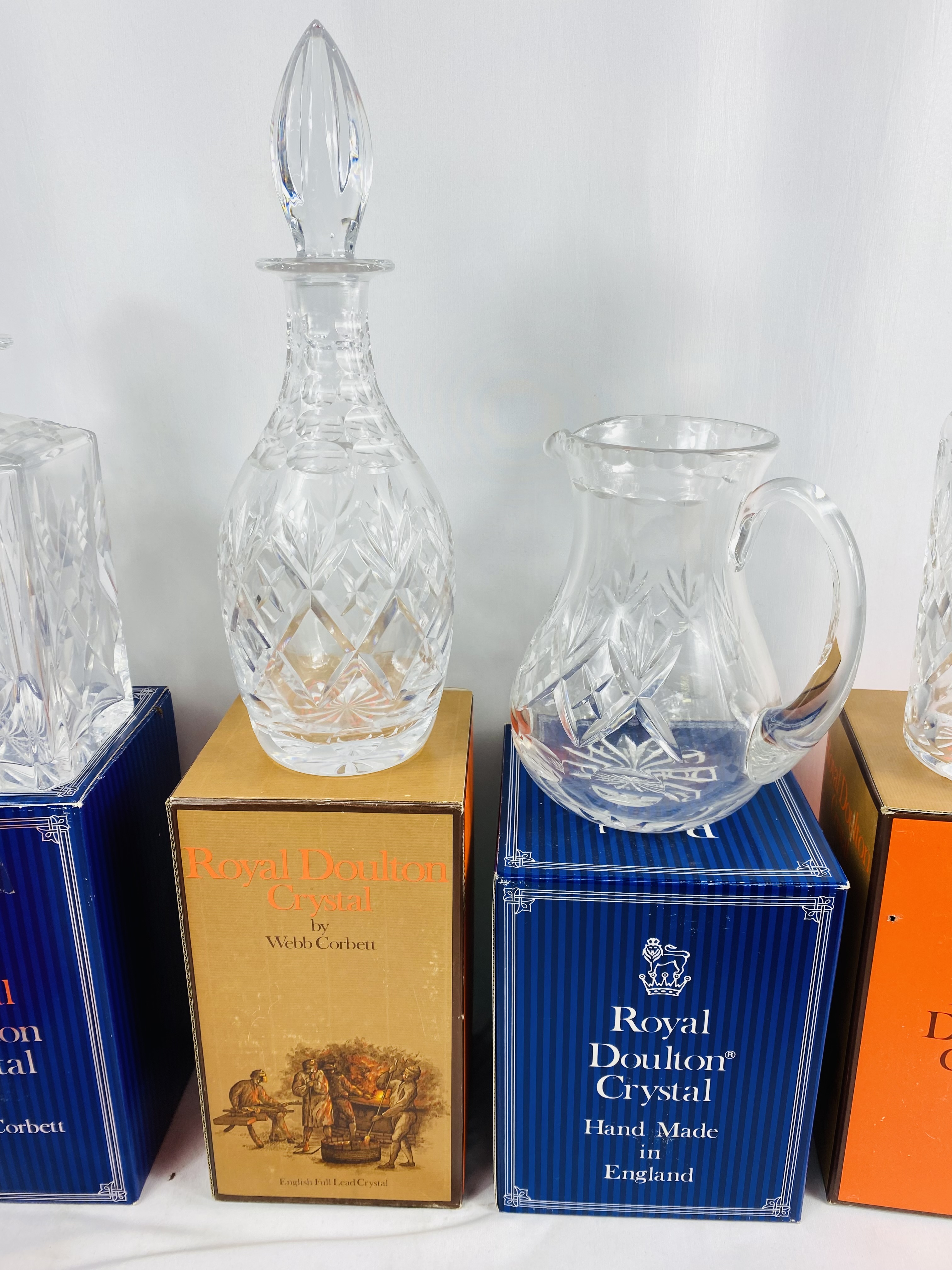 Twelve boxed items of Royal Doulton crystal - Image 6 of 8
