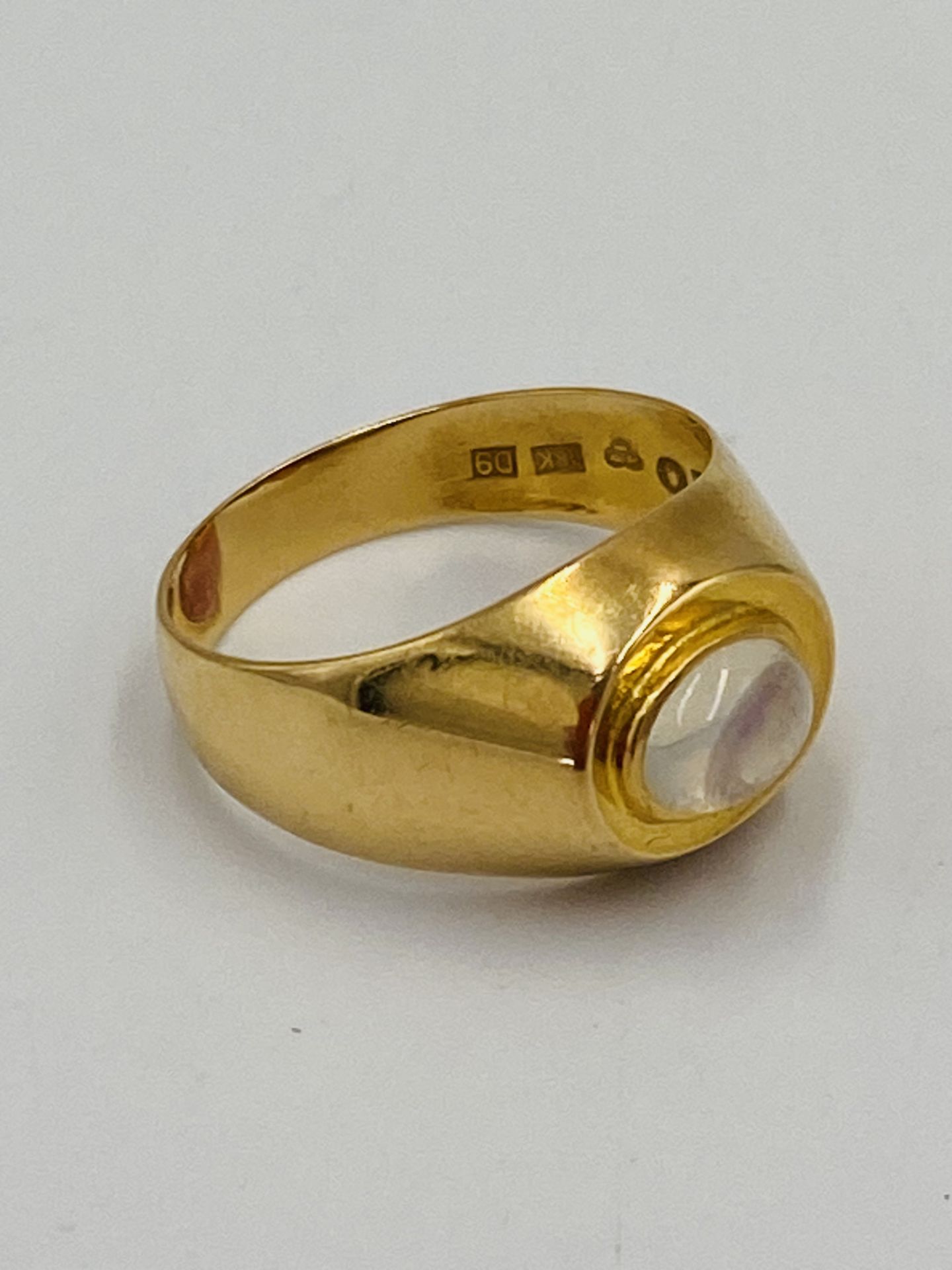 18ct gold signet ring - Bild 2 aus 4