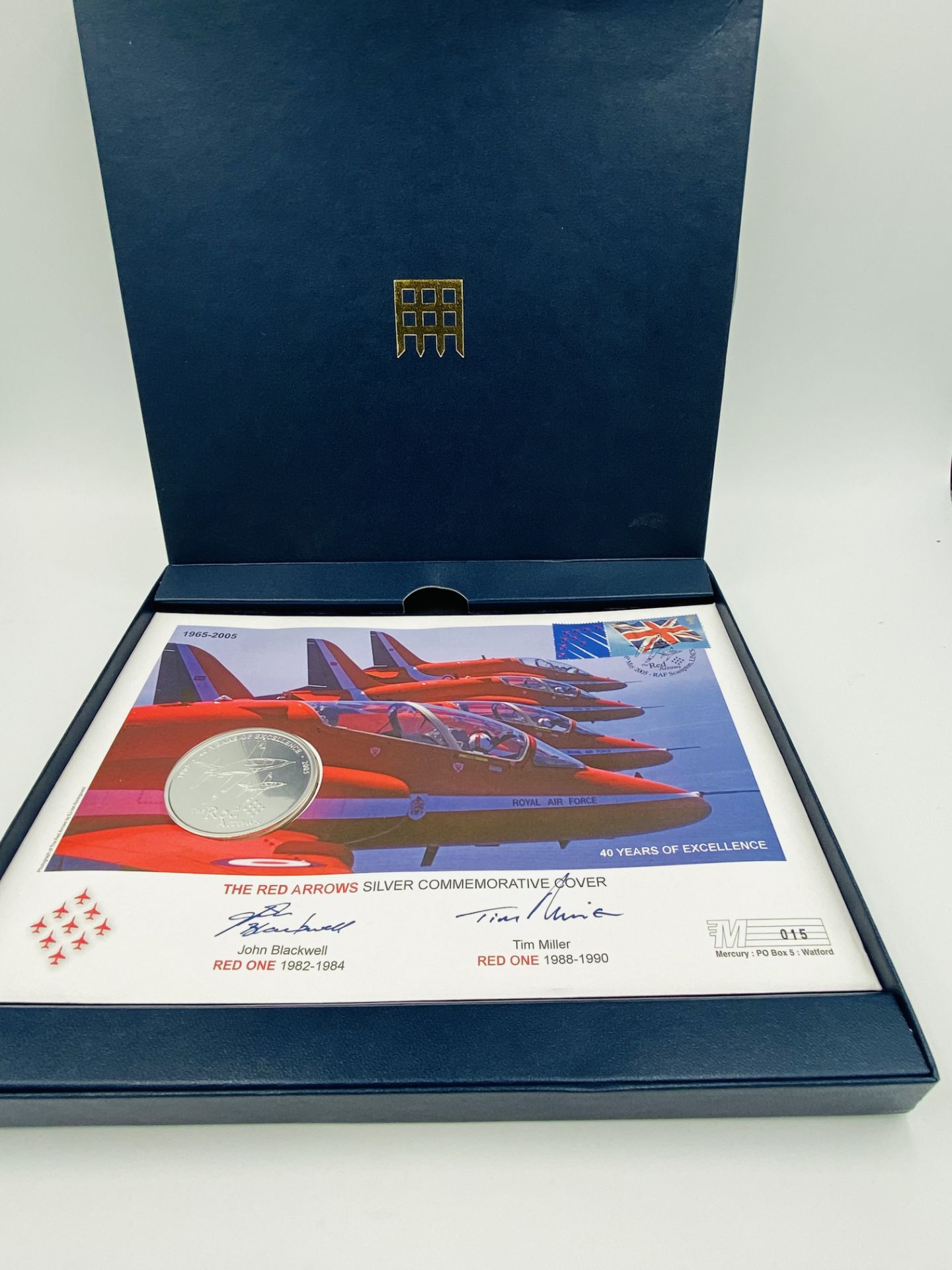 Westminster Coins Red Arrows silver commemorative coin cover - Image 2 of 3
