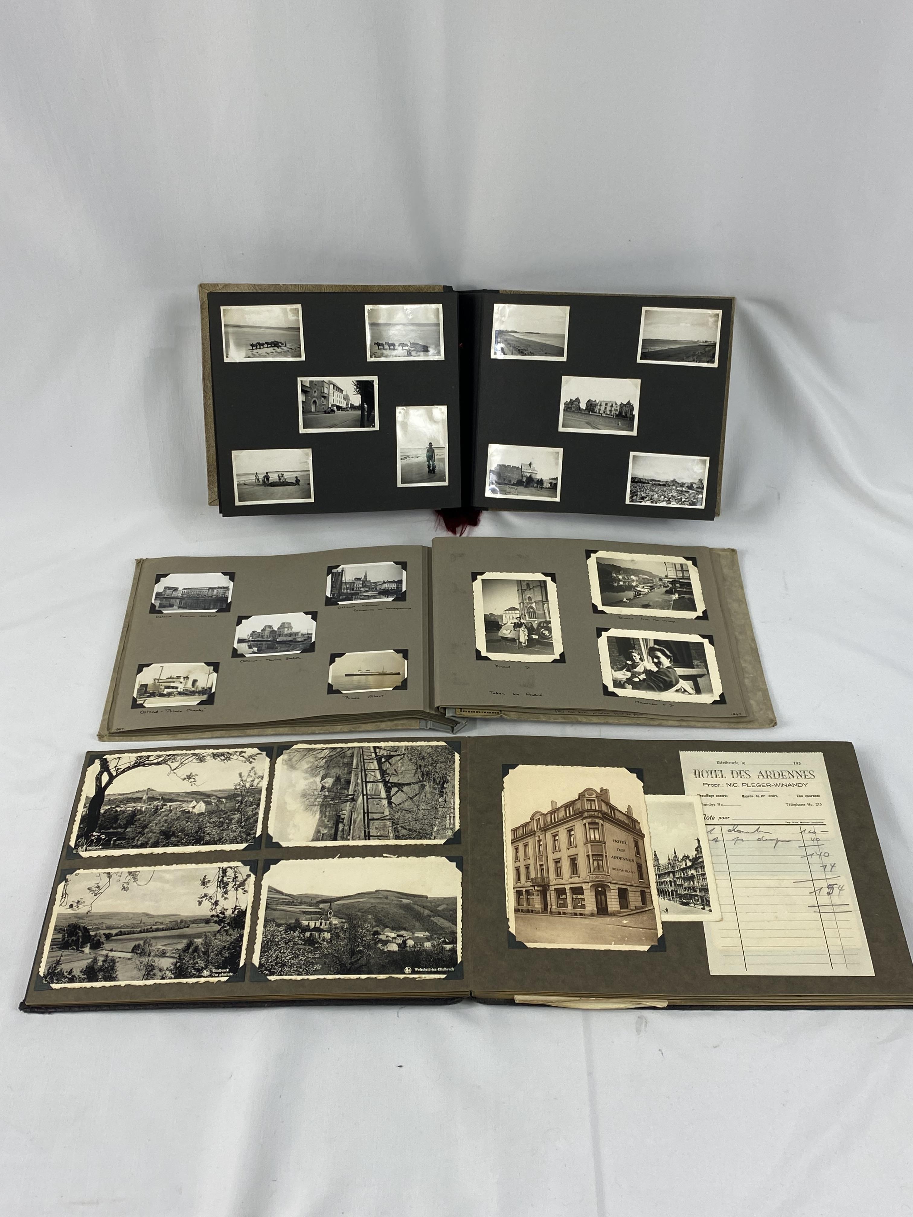 Two photograph albums and quantity of postcards - Image 2 of 6