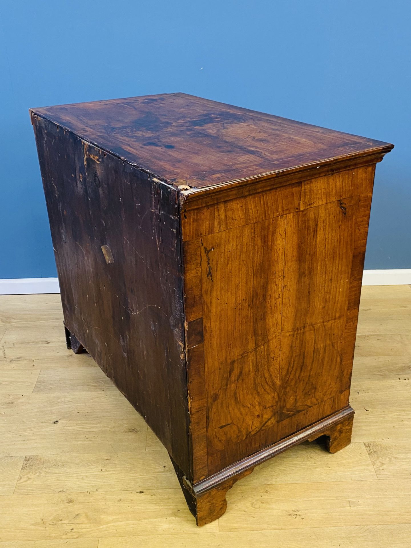 18th century walnut chest - Image 6 of 9