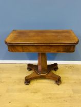 Victorian mahogany tea table