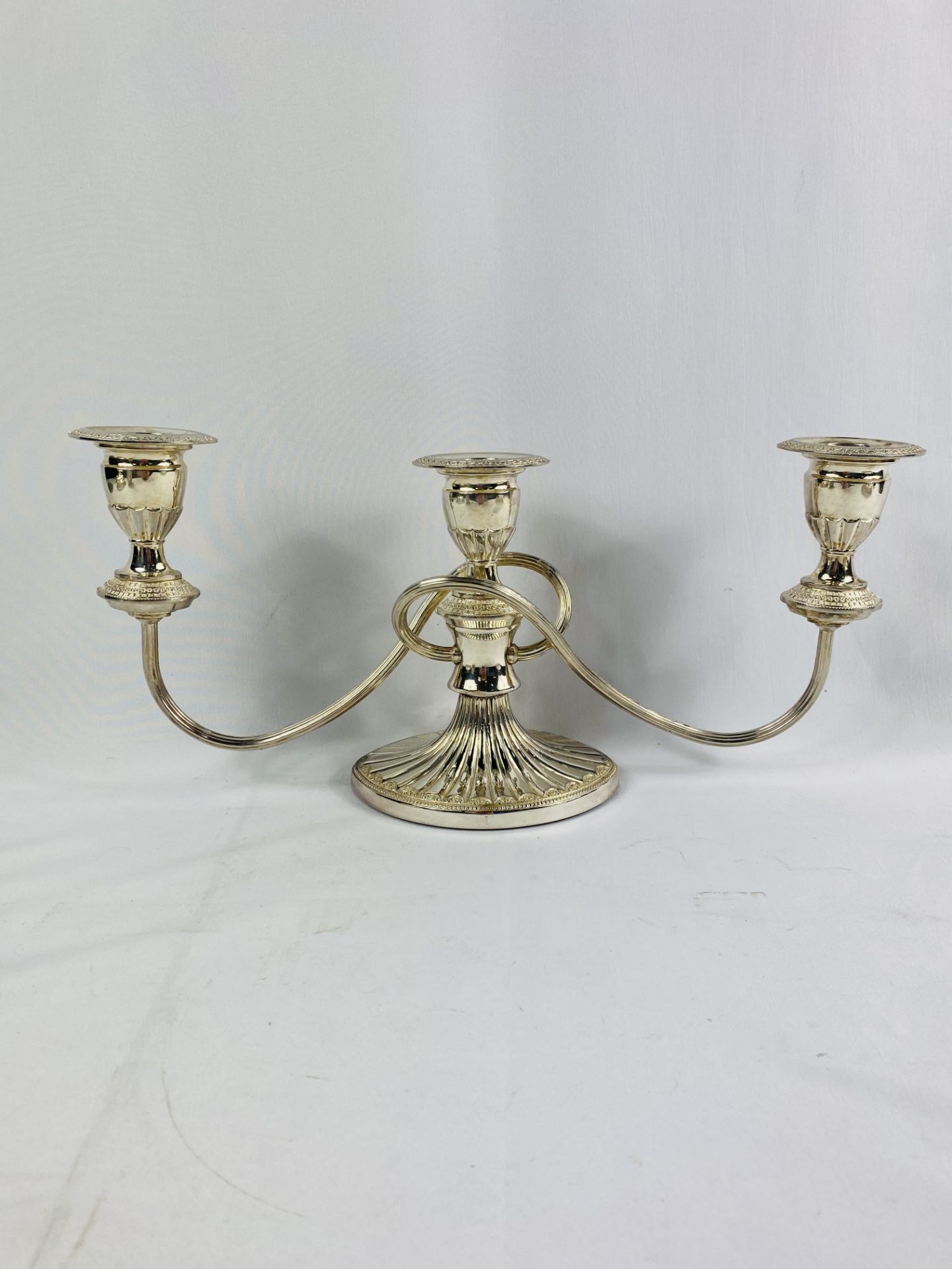 Pair of silver plate entree dishes and other items - Image 3 of 8