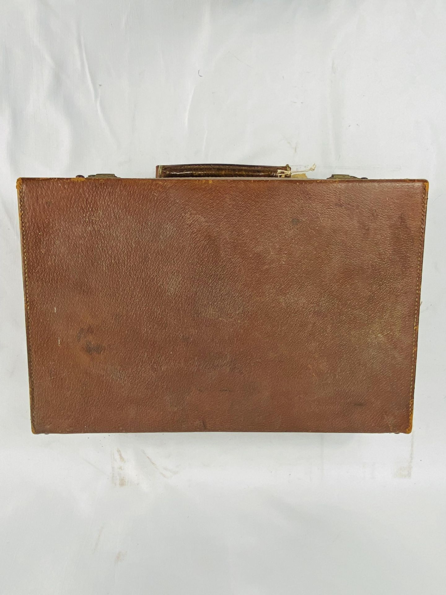 Drew & Sons pig skin attache case - Image 2 of 6