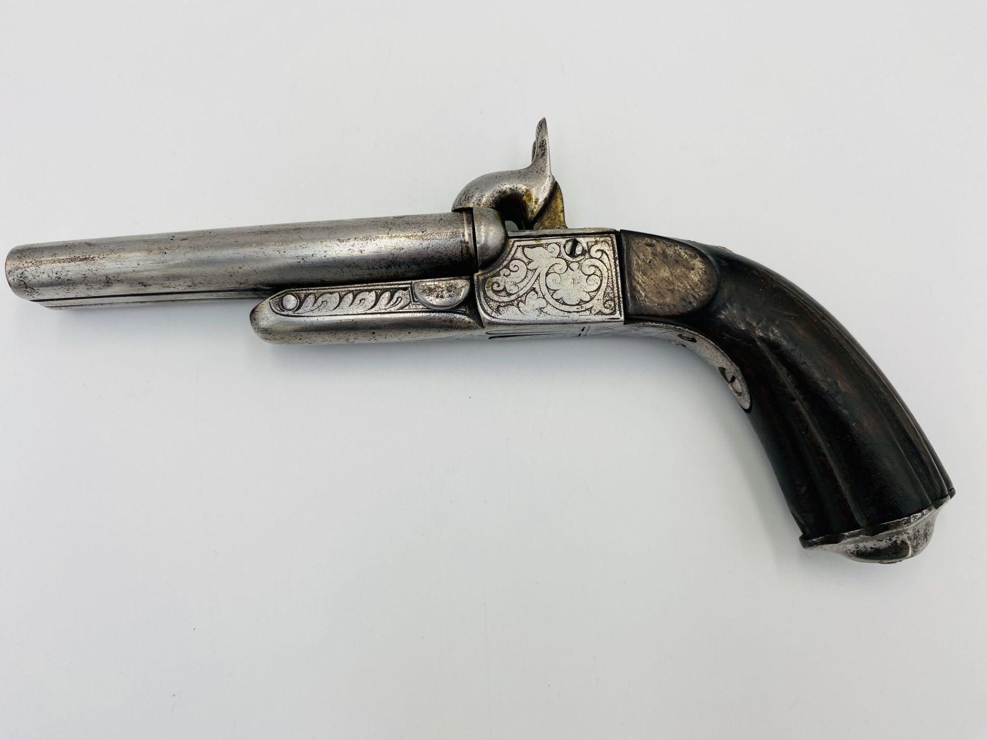 19th century percussion pistol - Bild 2 aus 6