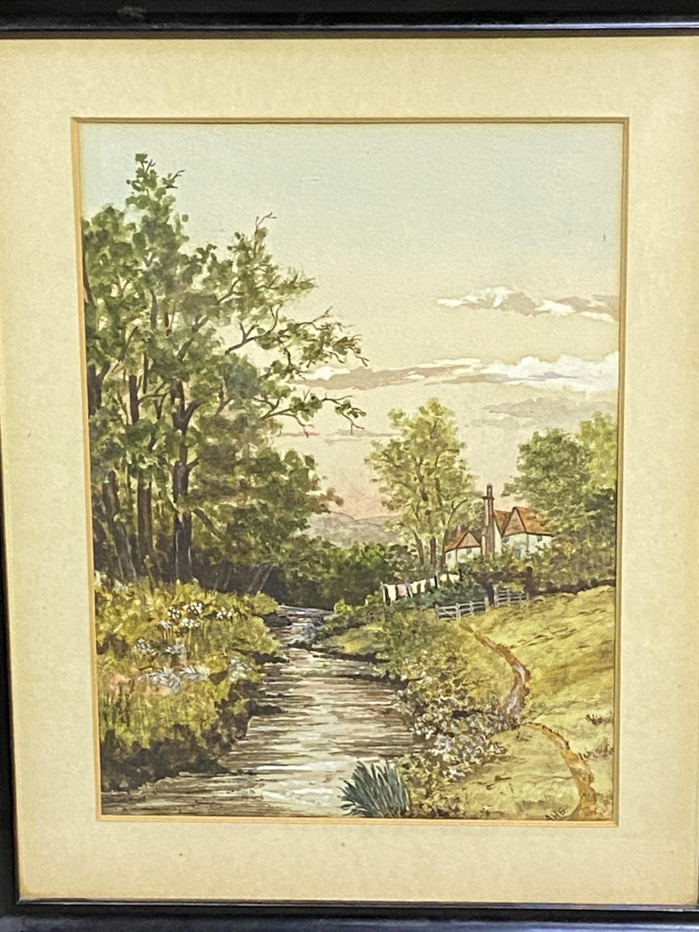 Four framed and glazed watercolours by A H Gibson - Image 3 of 5