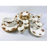 Quantity of Royal Albert Old Country Roses china