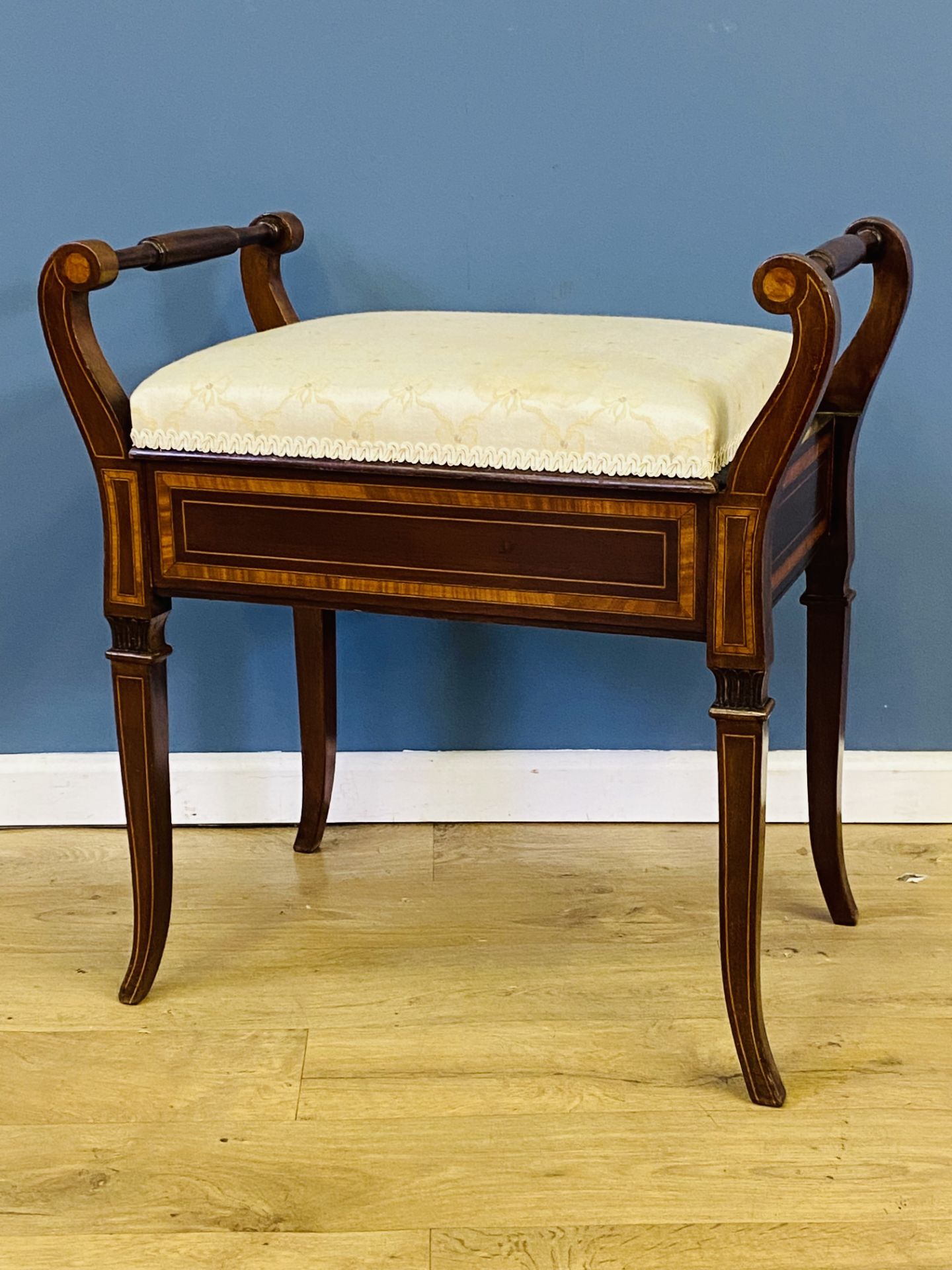 Edwardian piano stool - Image 2 of 7