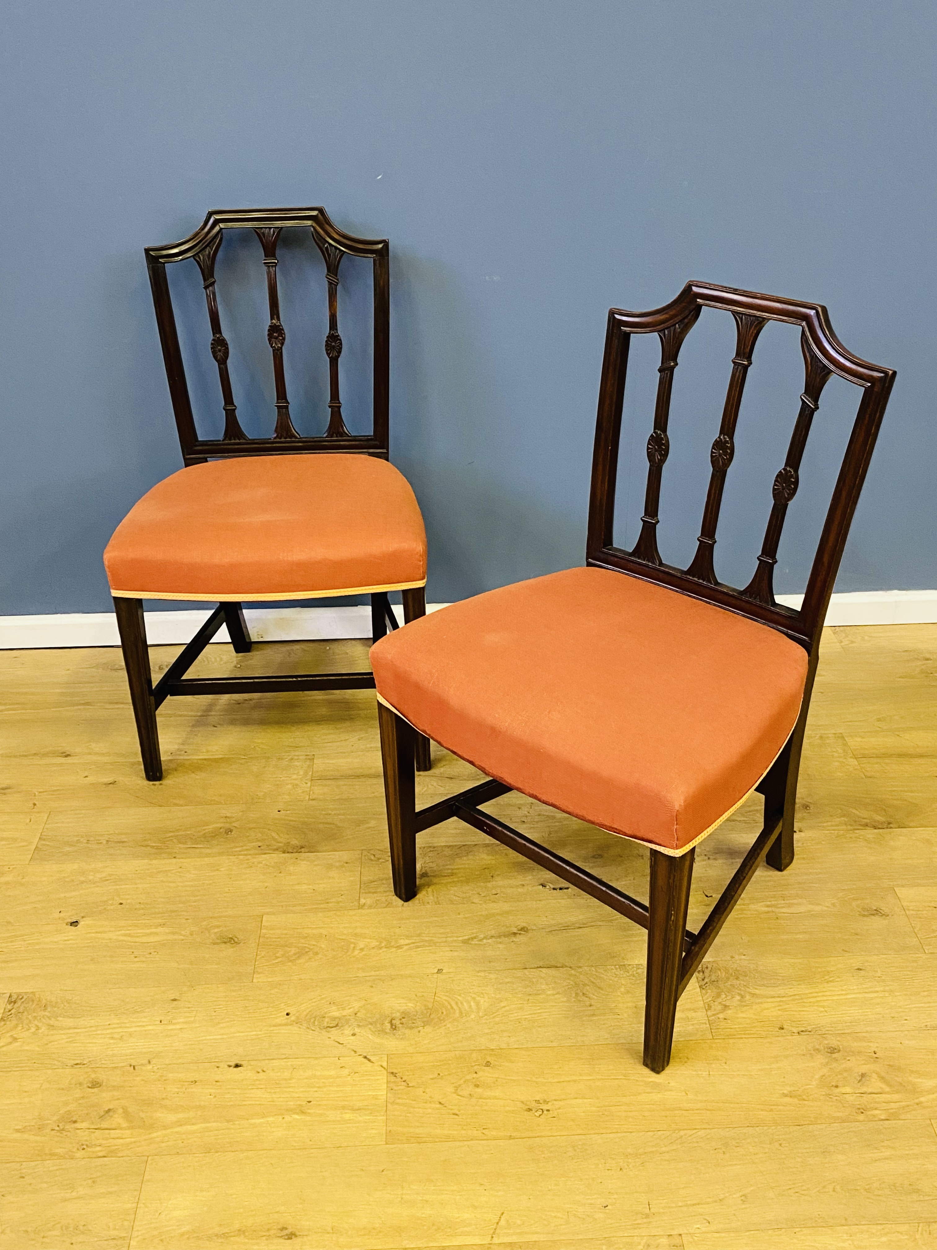 Pair of 19th century mahogany side chairs - Image 2 of 6