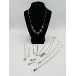 Quantity of sterling silver jewellery