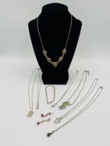 Quantity of sterling silver jewellery