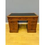 Mahogany pedestal desk