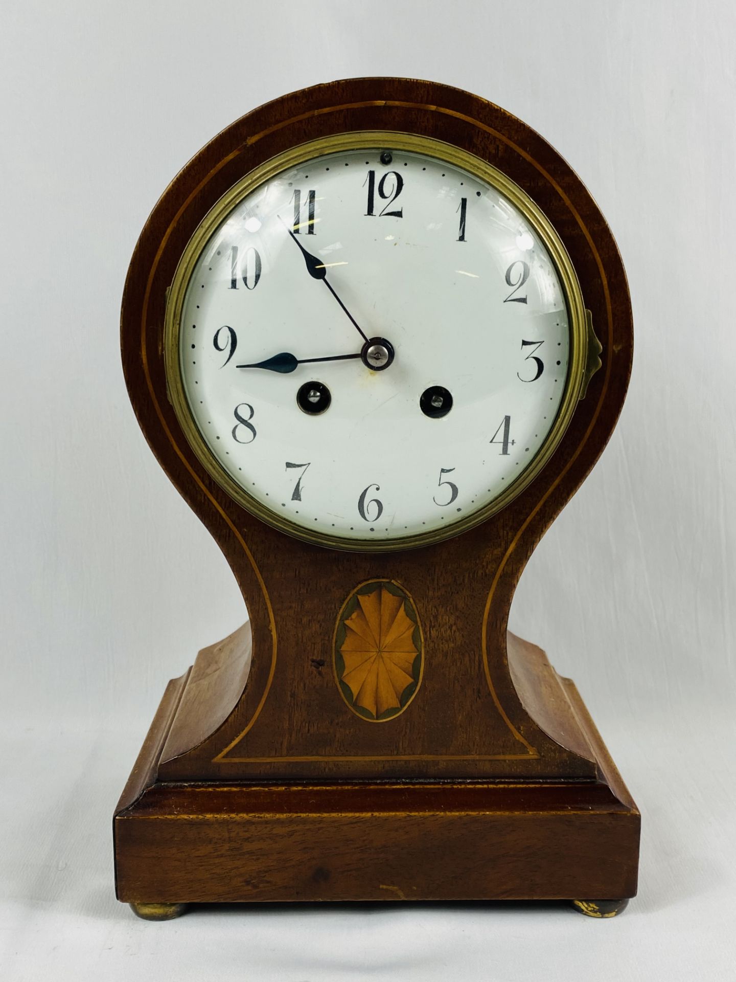 Three mahogany mantel clocks - Image 3 of 8