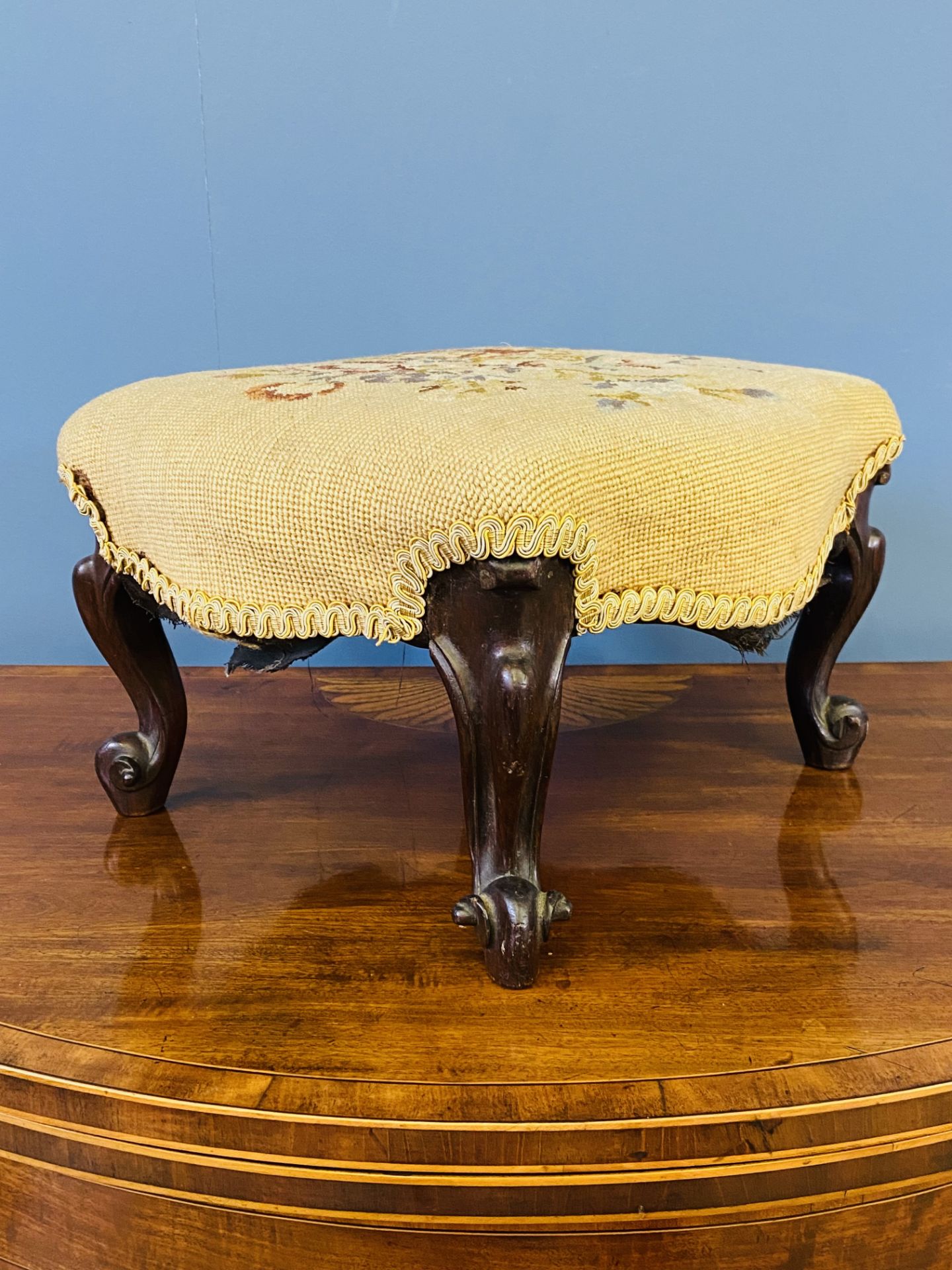 Victorian footstool - Image 3 of 5