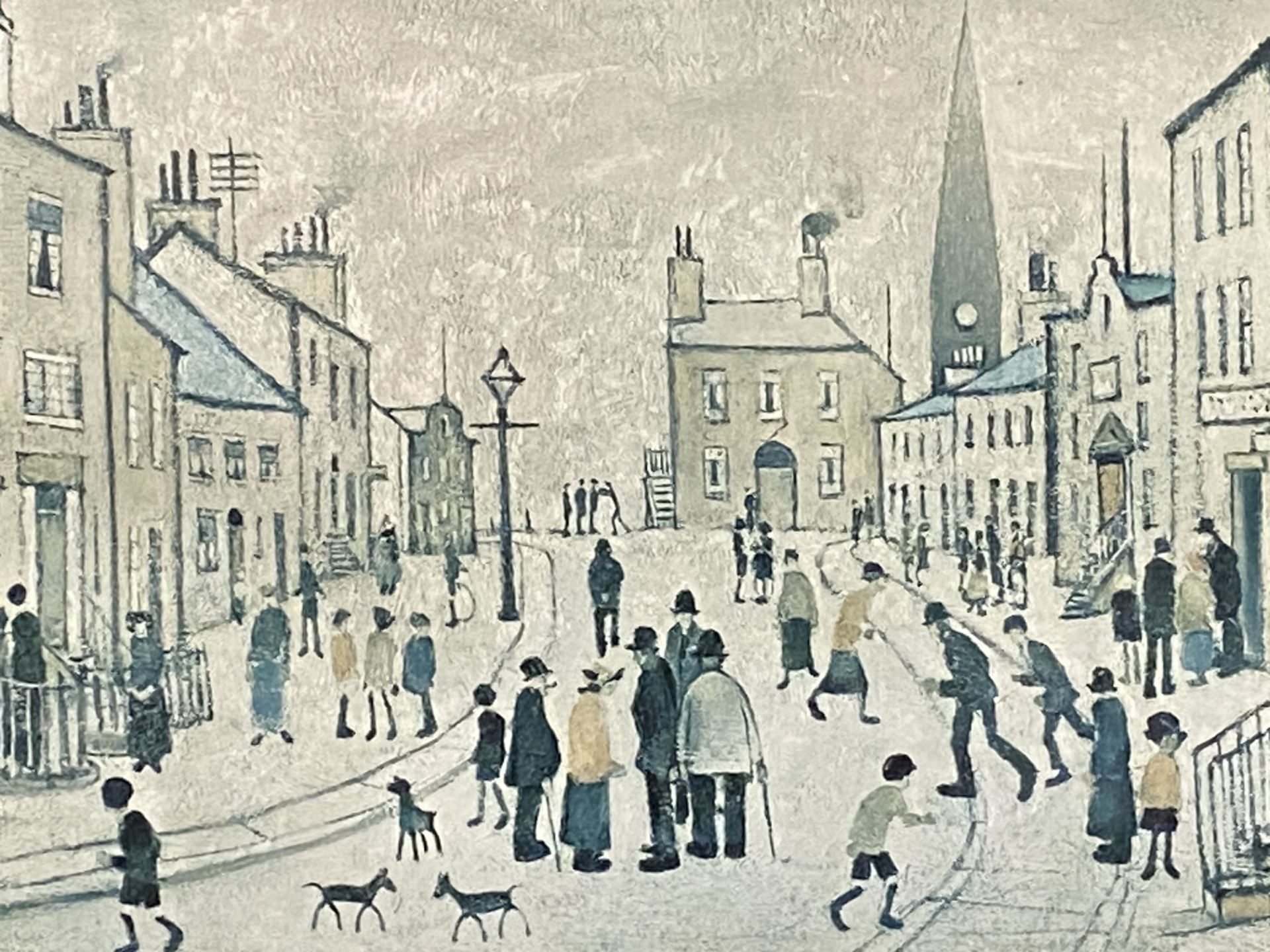 FG lithographic print by L S Lowry